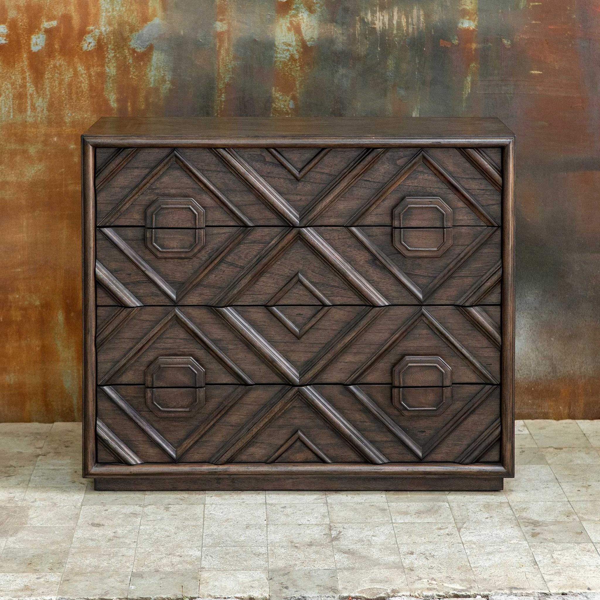 Mindra - Drawer Chest - Dark Brown - Image 2