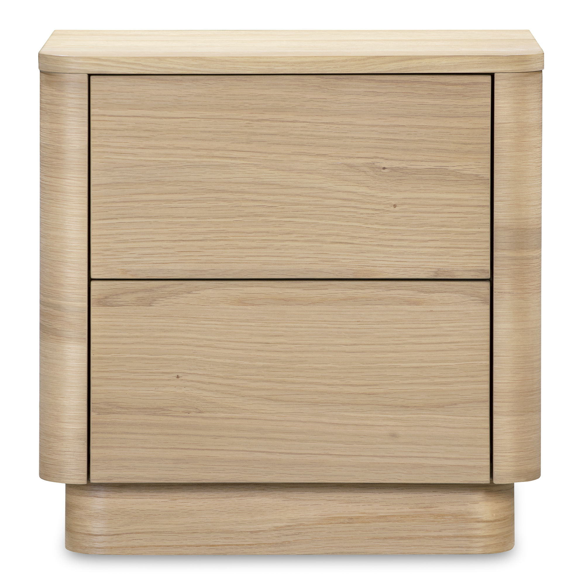 Round Off - Tall Nightstand - Light Brown - Image 1