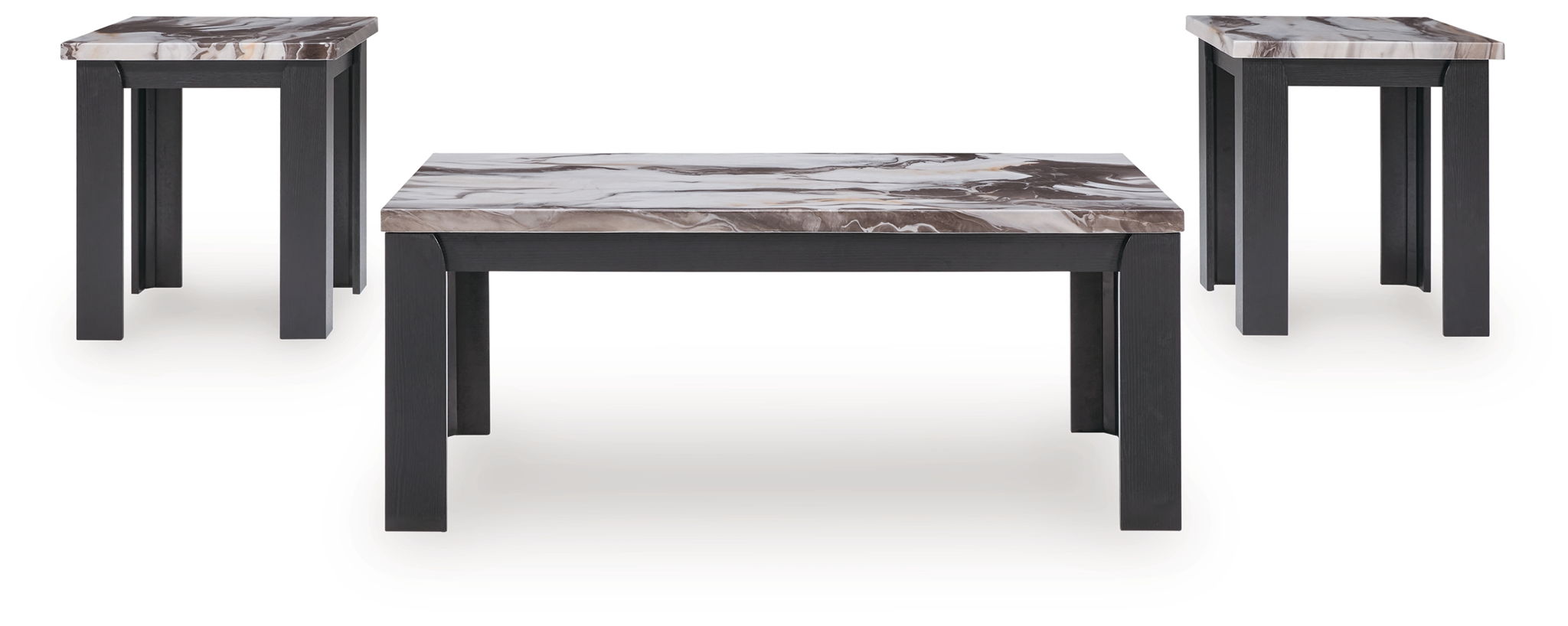 Jazmore - Occasional Table Set (Set of 3) - Dark Brown - Image 3