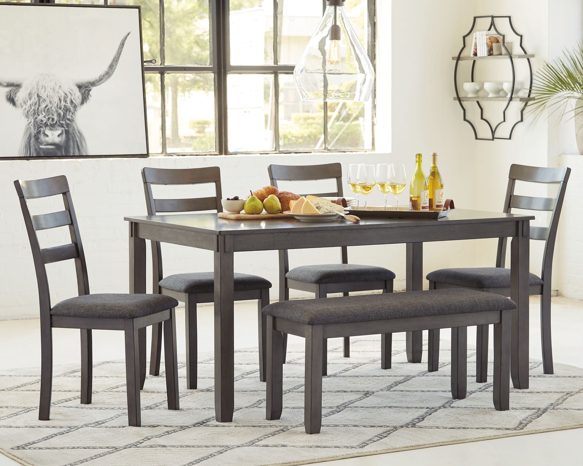 Bridson – RECT DRM Table Set (Set of 6) – Gray