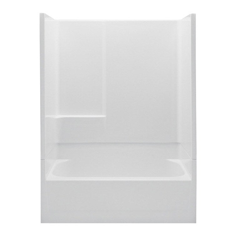 Tub and Shower Module 54 x 29 x 72 Inch Acrylic Left Drain White 2 Piece