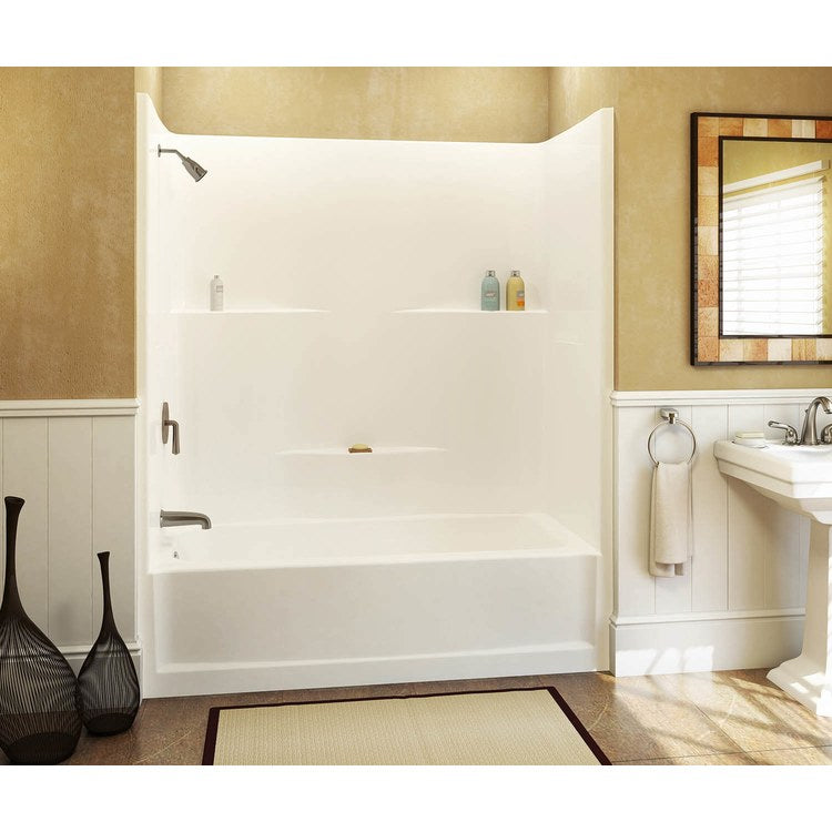 Tub and Shower Module 60 x 30 x 72 Inch Acrylic Right Drain White 2 Piece Tub-Shower - Image 2