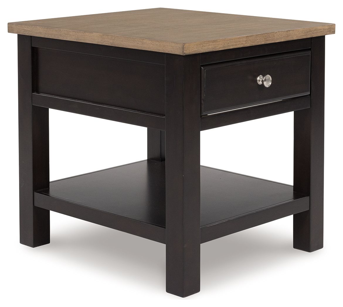 Drazmine - Rectangular End Table - Brown - Image 1