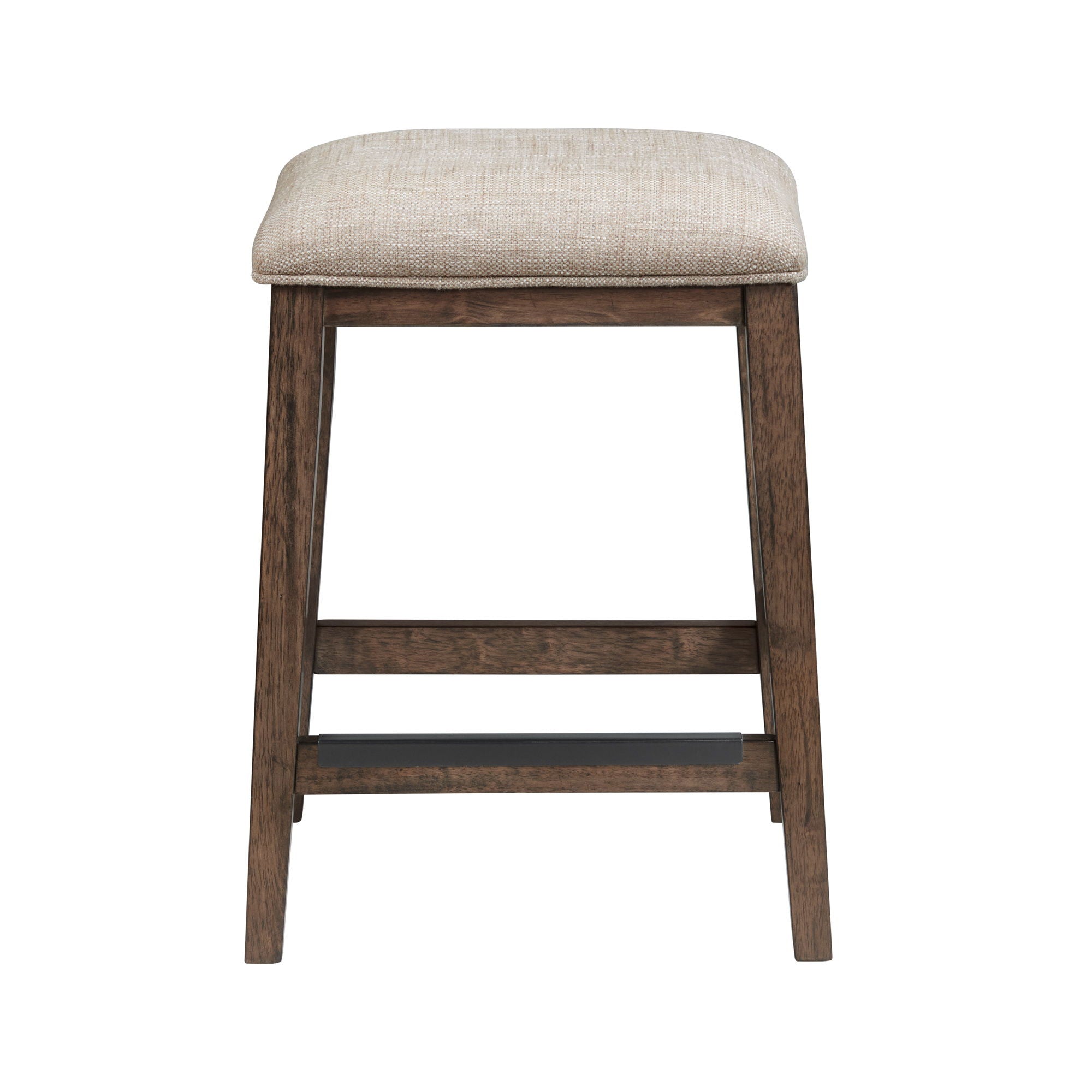 Kauai - Backless Stool - Brushed Mango Wood - Image 2