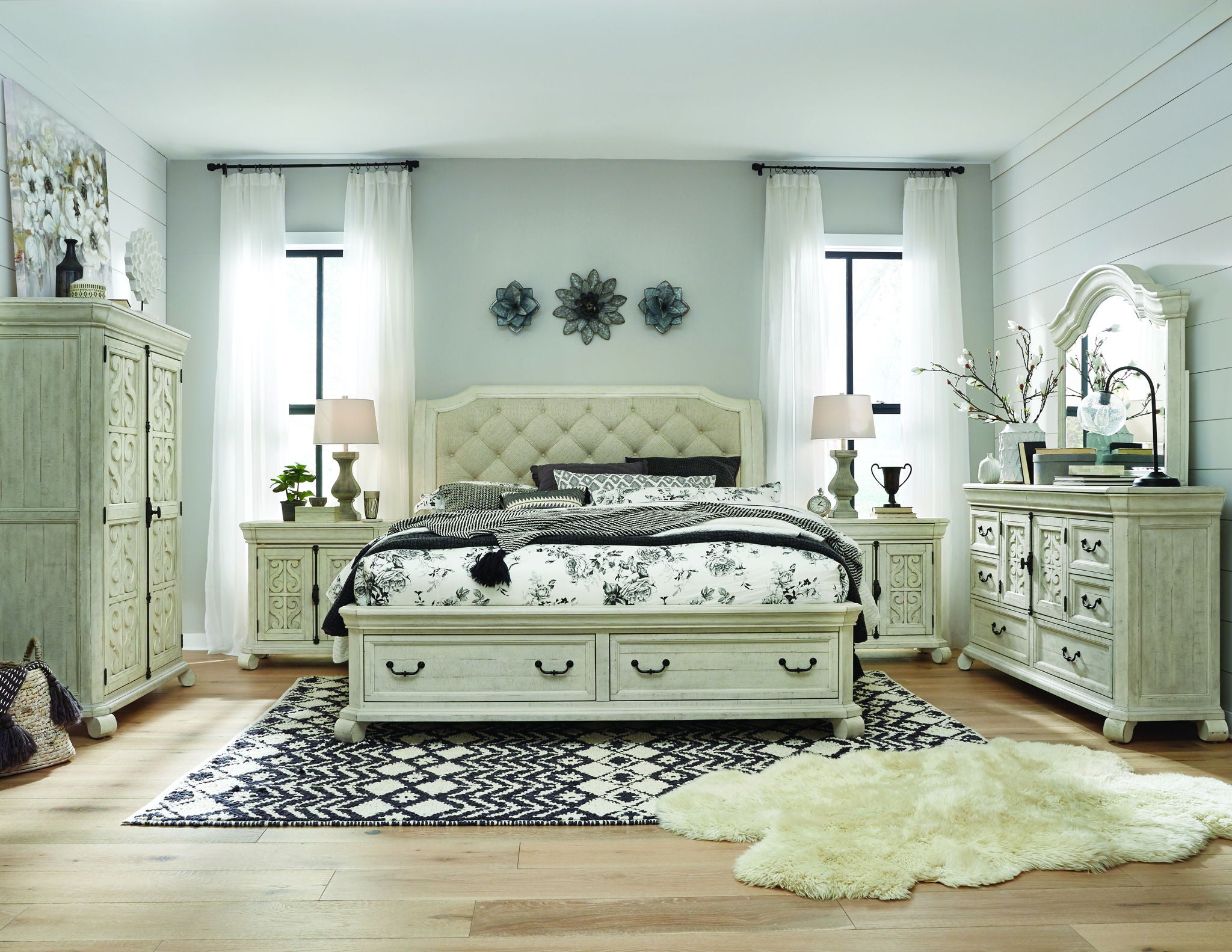 Bronwyn - Armoire - Alabaster - Image 2