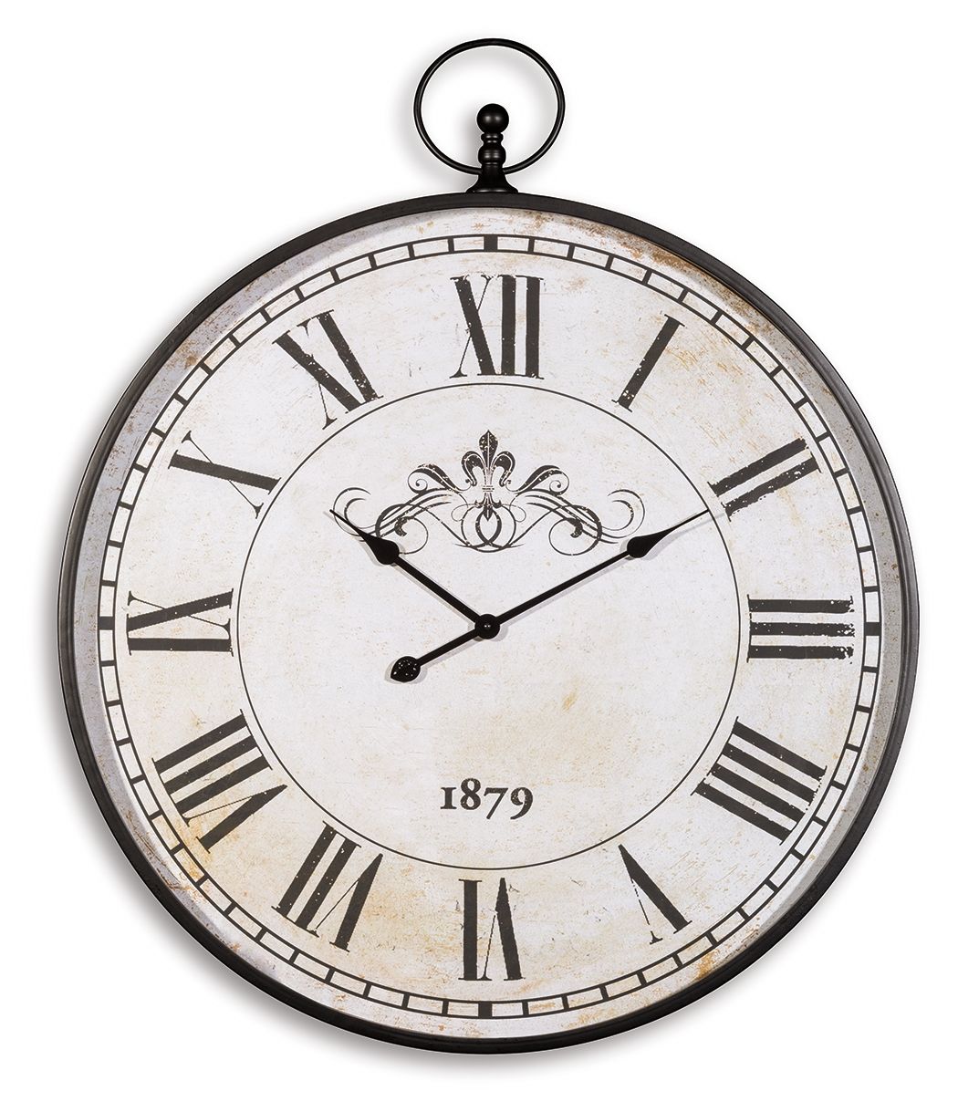 Augustina – Wall Clock – Antique Black