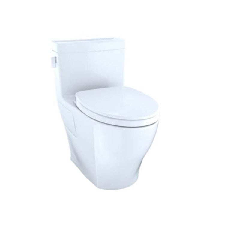 Toilet Legato 1 Piece Universal Height Washlet Ready Sedona Beige Elongated WaterSense ADA 1.28 Gallons per Flush Tornado Left Hand Chrome Trip Lever SoftClose