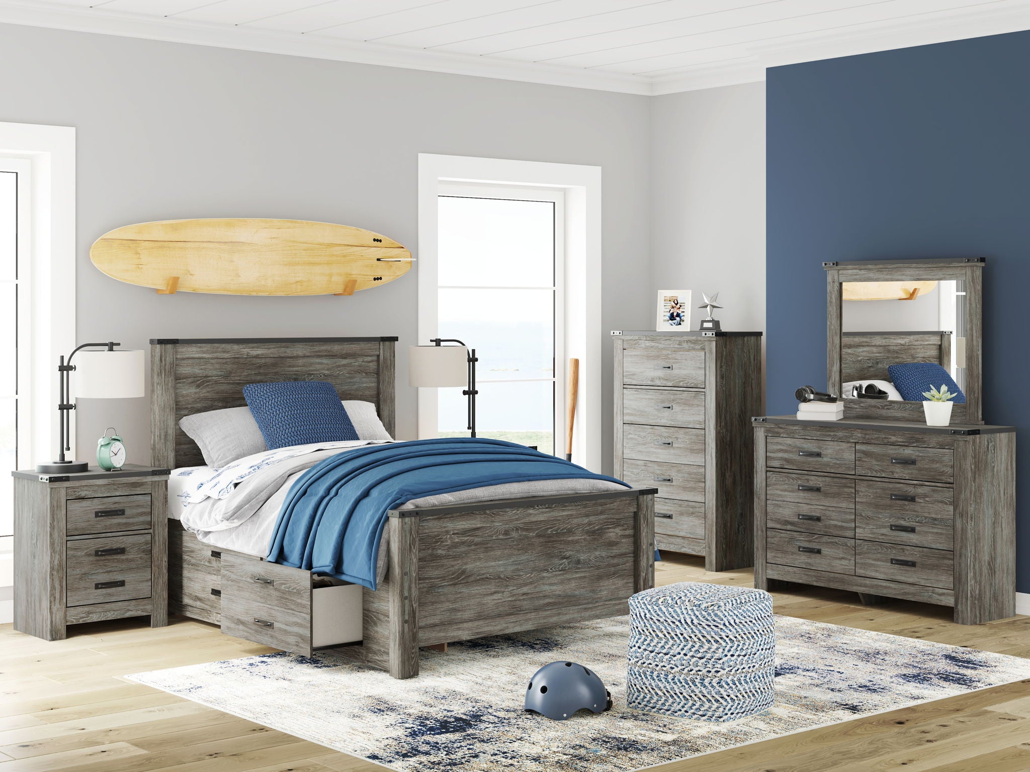 Frandern - Storage Panel Bedroom Set - Image 1