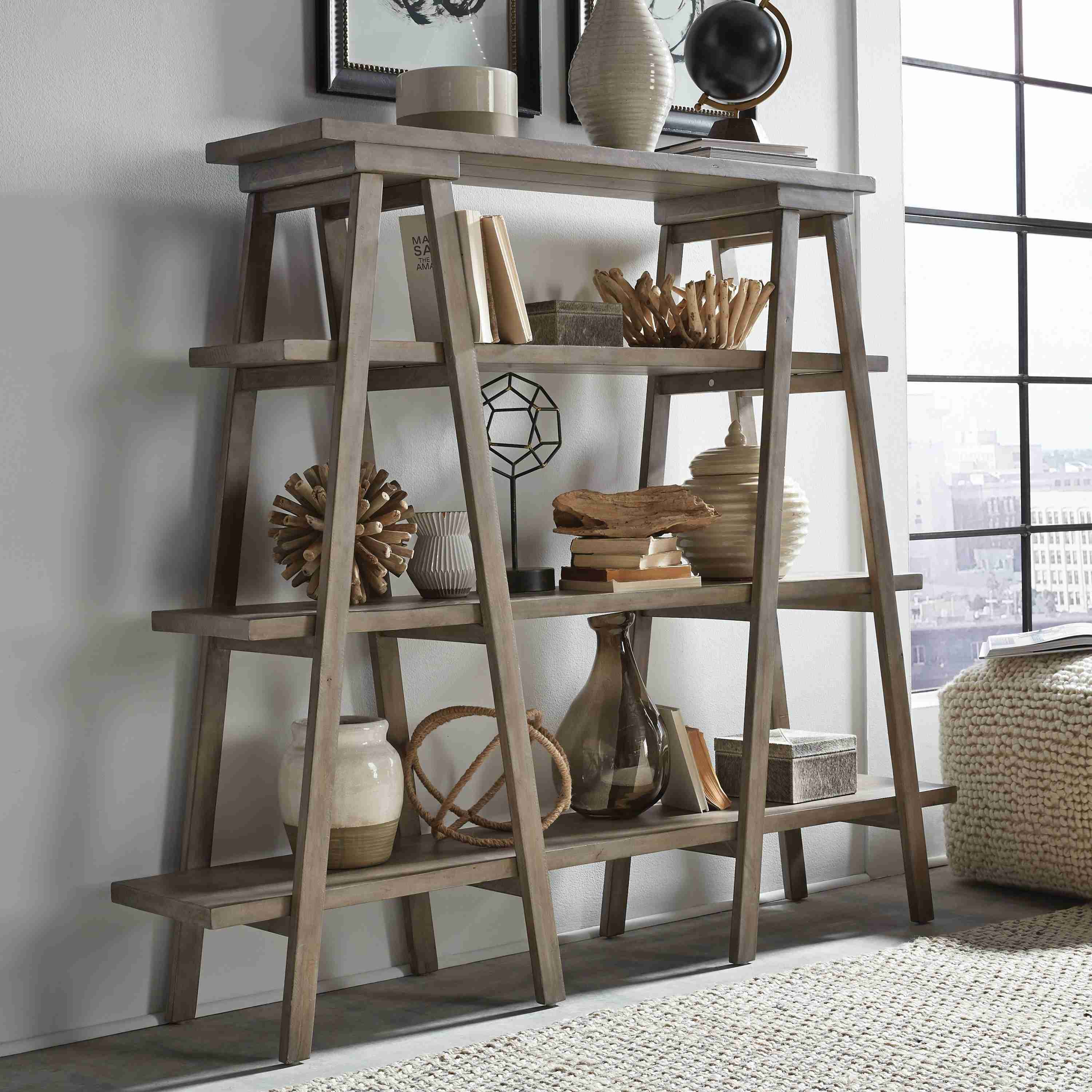 Lancaster - Bookshelf - Dove Tail Gray - Image 3
