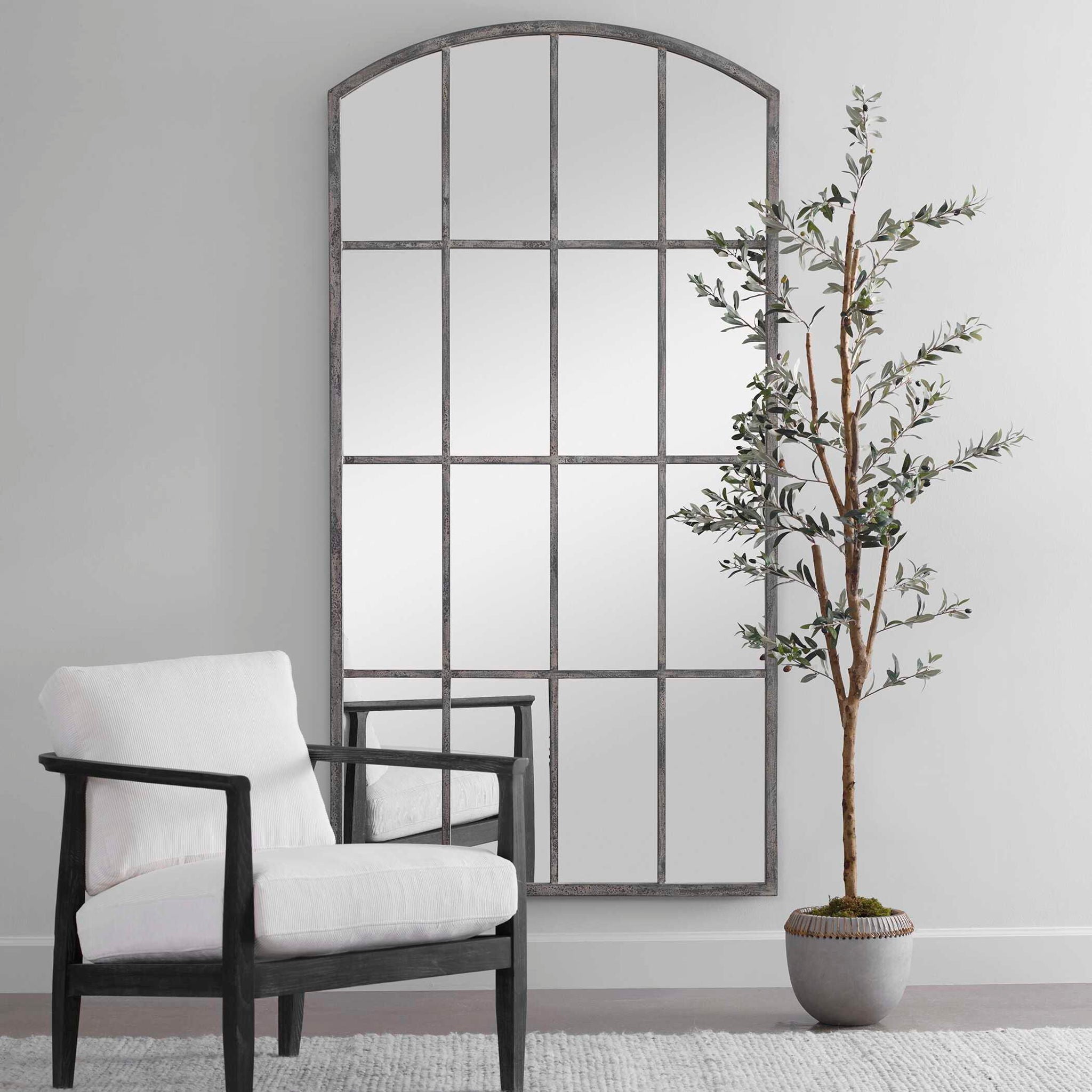 Amiel - Arched Mirror - Ivory - Image 3