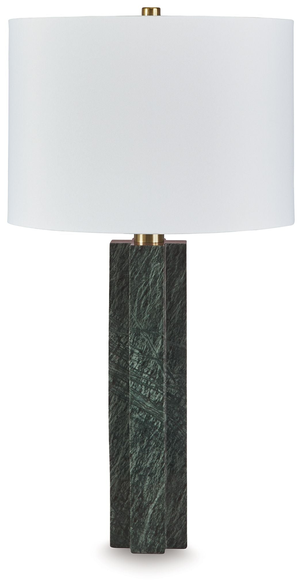 Keegan - Marble Table Lamp - Green - Image 1
