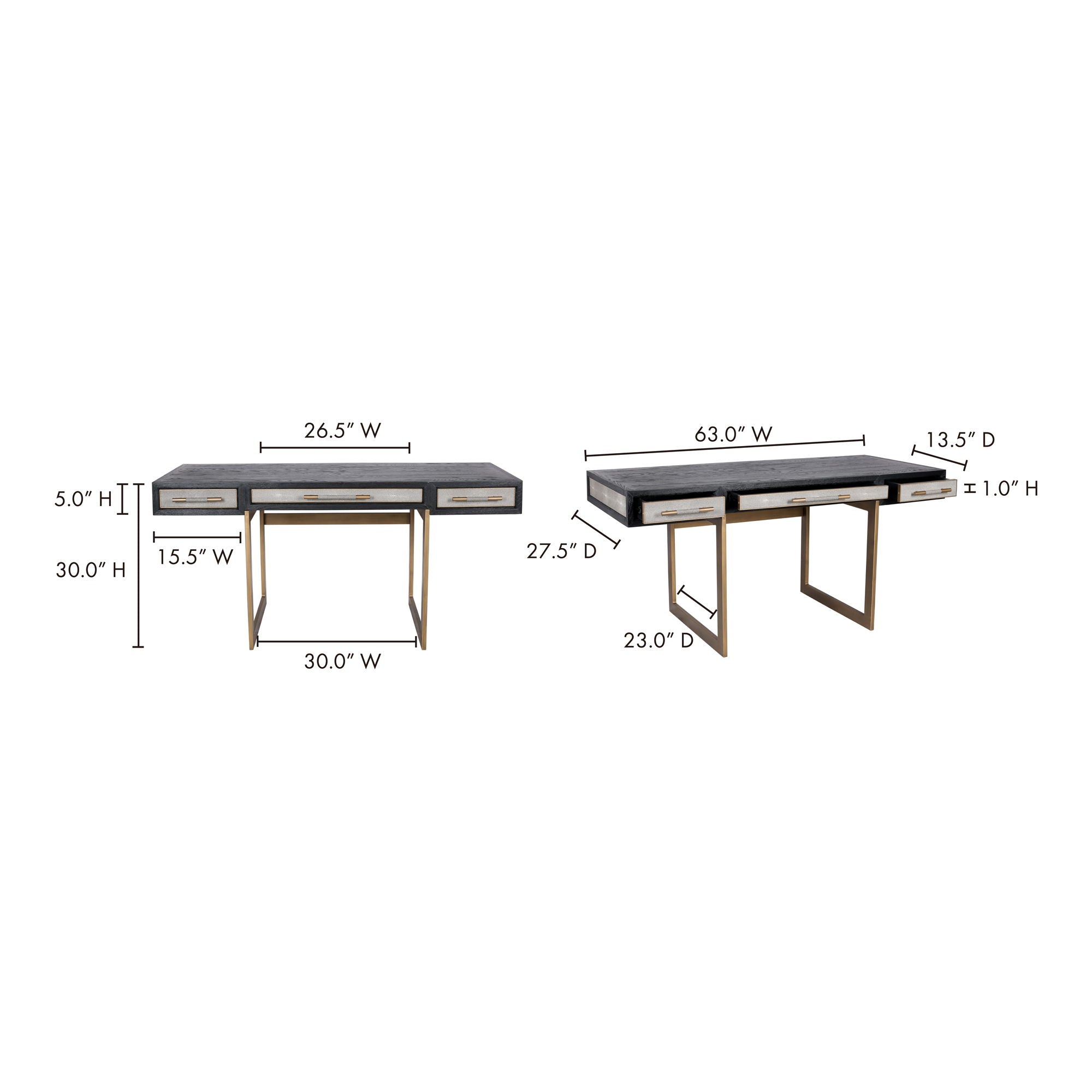 Mako - Desk - Gray - Image 3