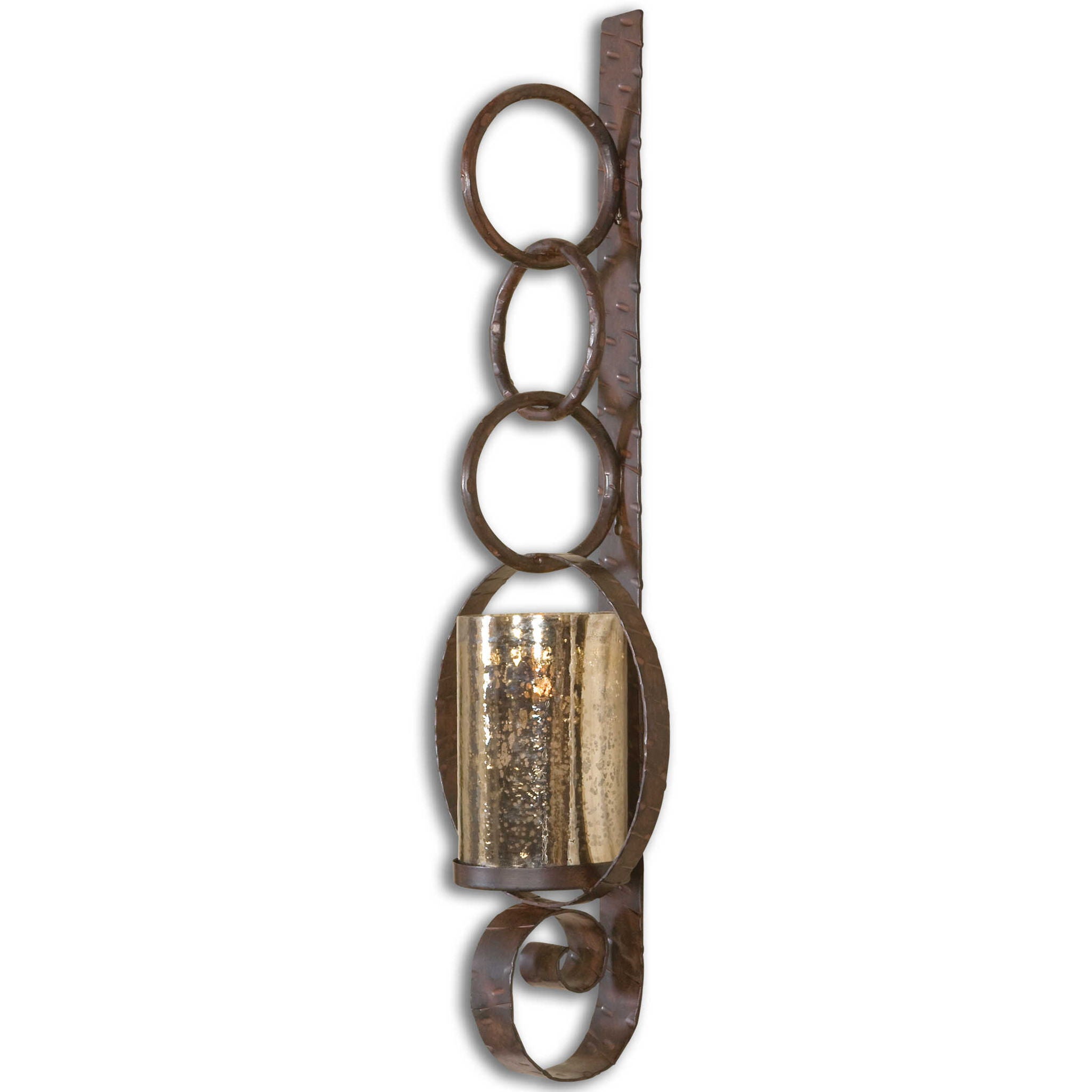 Falconara – Metal Wall Sconce – Dark Brown