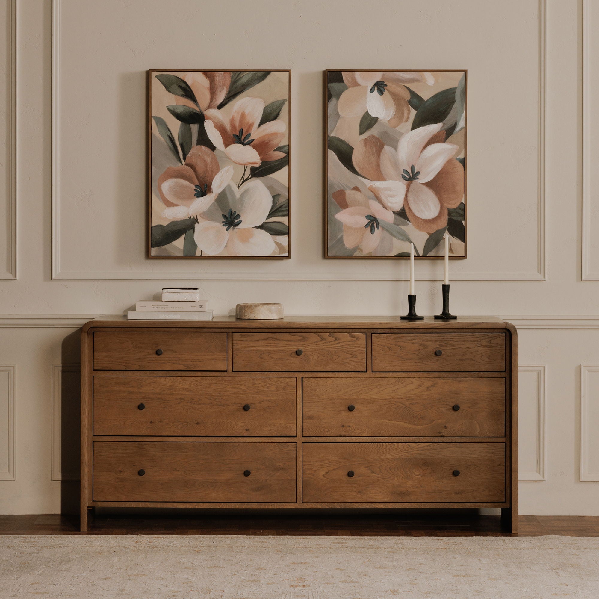 Riley - 7 Drawer Dresser - Oak - Image 3