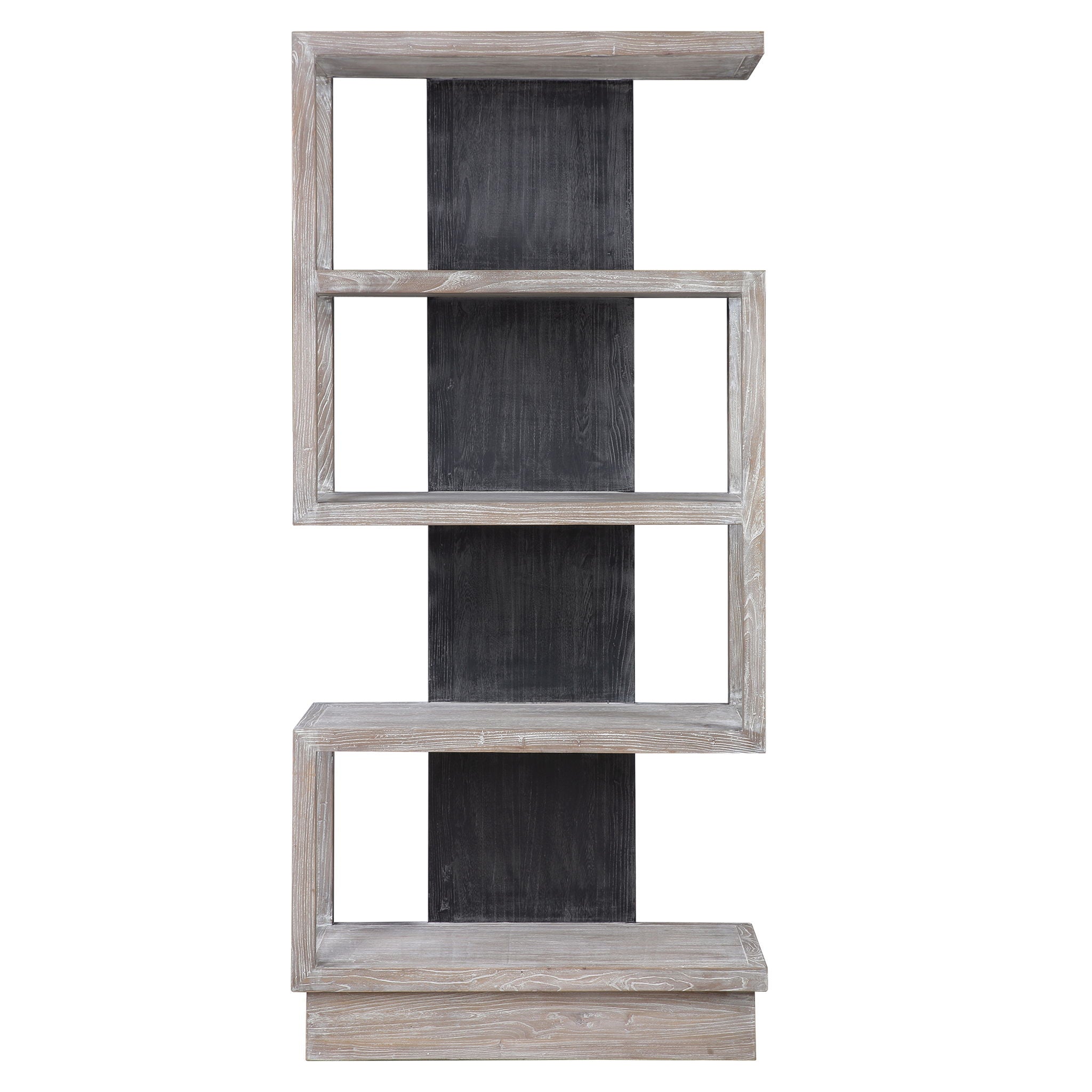 Nicasia - Modern Etagere - Pearl Silver - Image 1