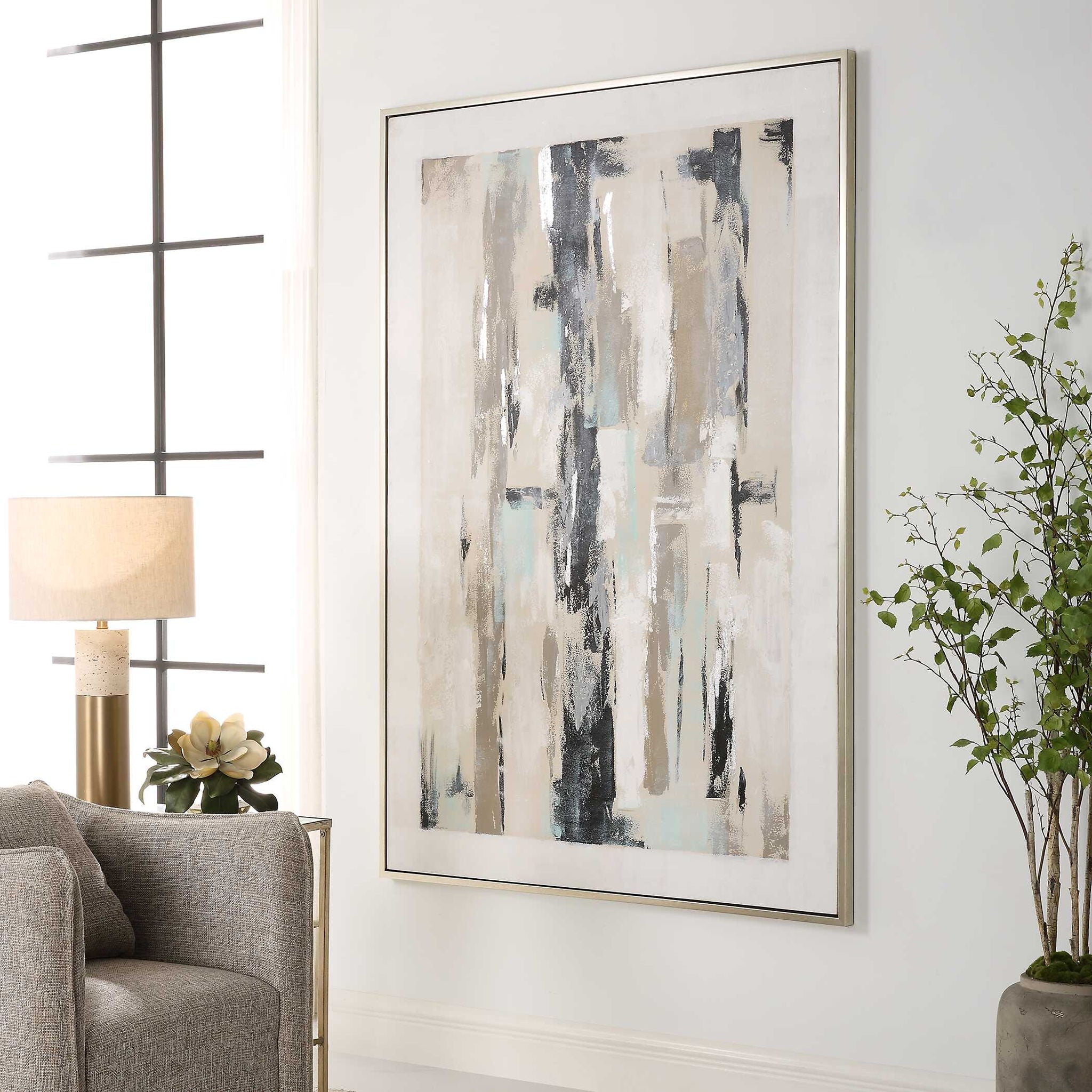 Placidity - Hand Painted Abstract Art - Image 3