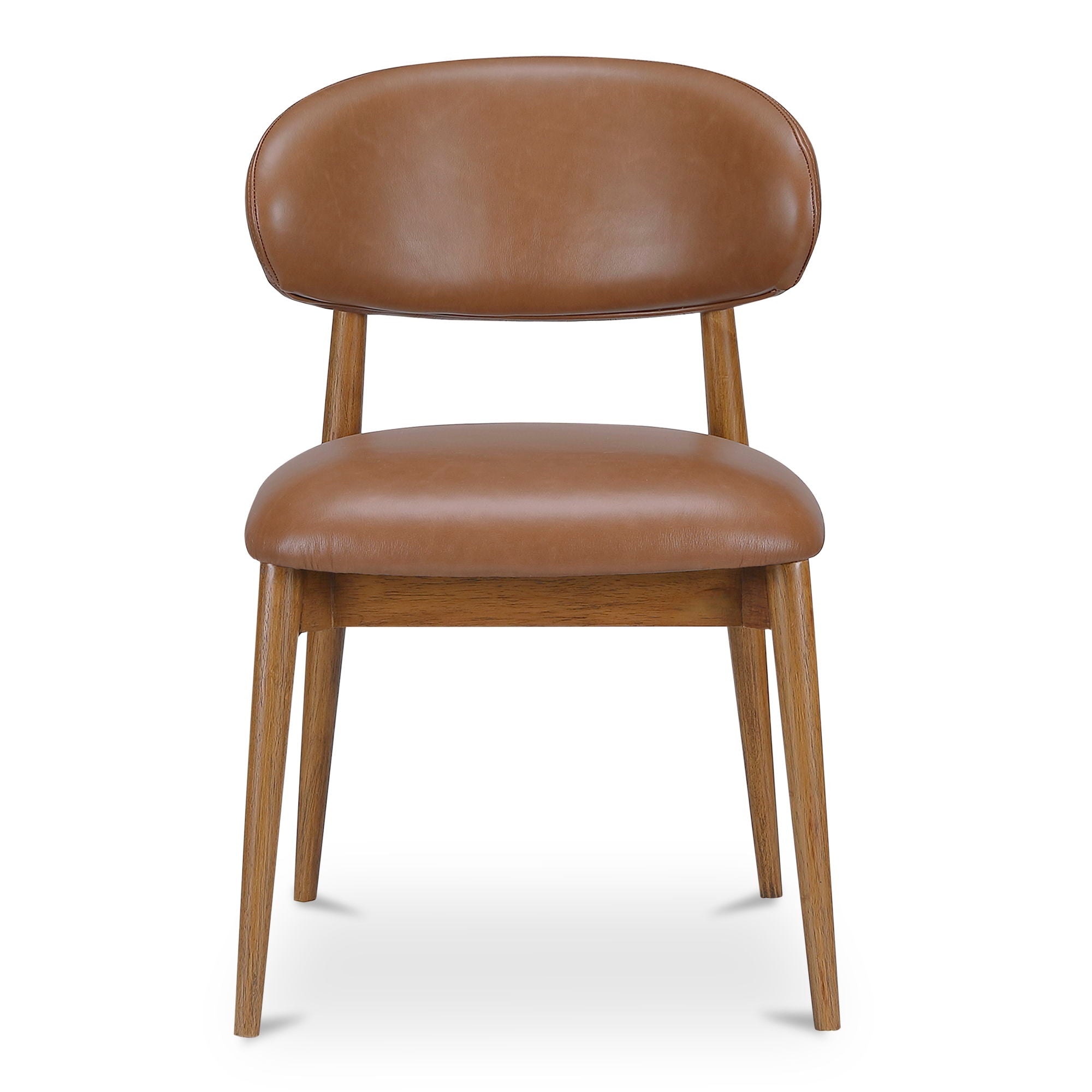 Ellie – Leather Dining Chair – Brown