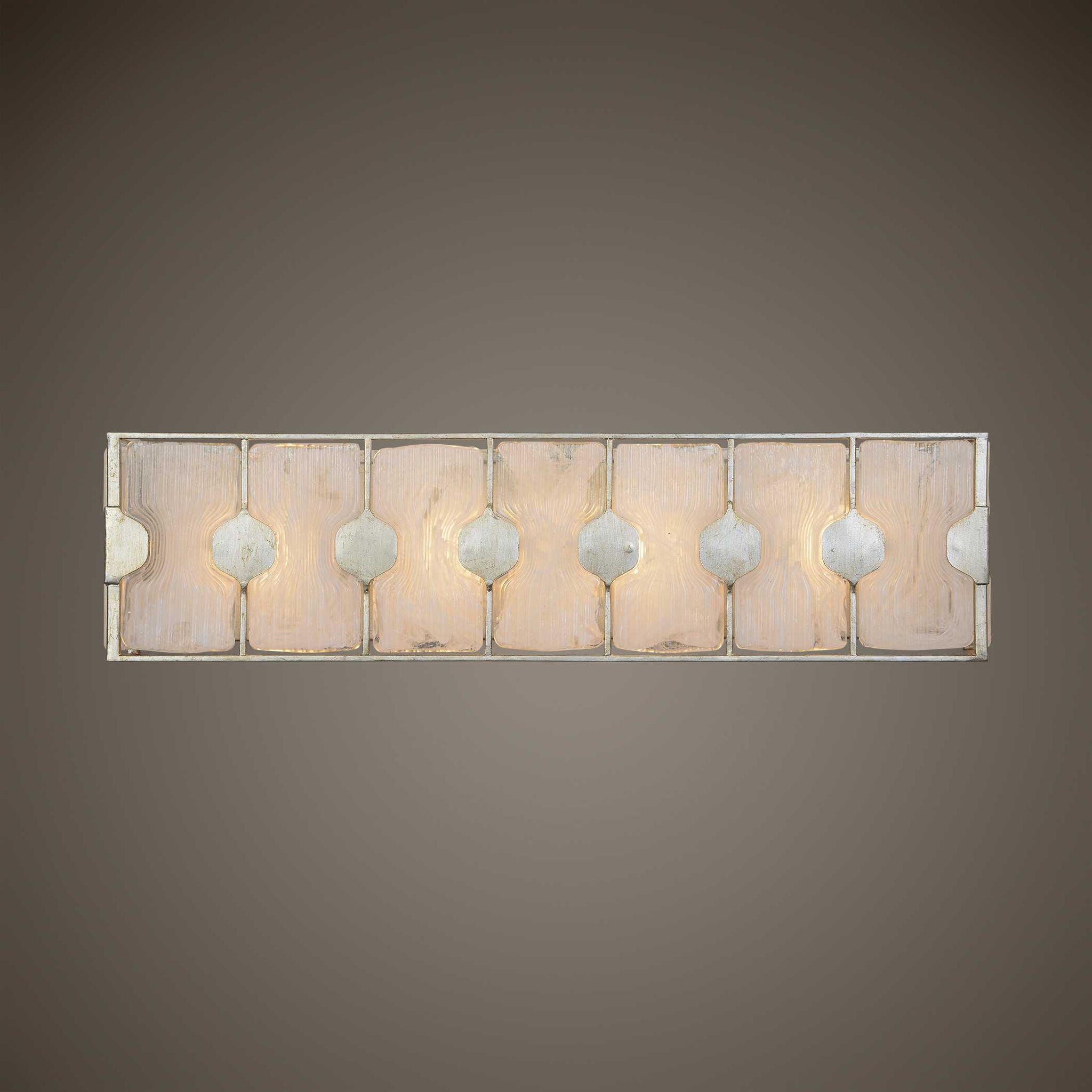 Rene - 4 Light Swirl Glass Vanity - Pearl Silver - Image 2
