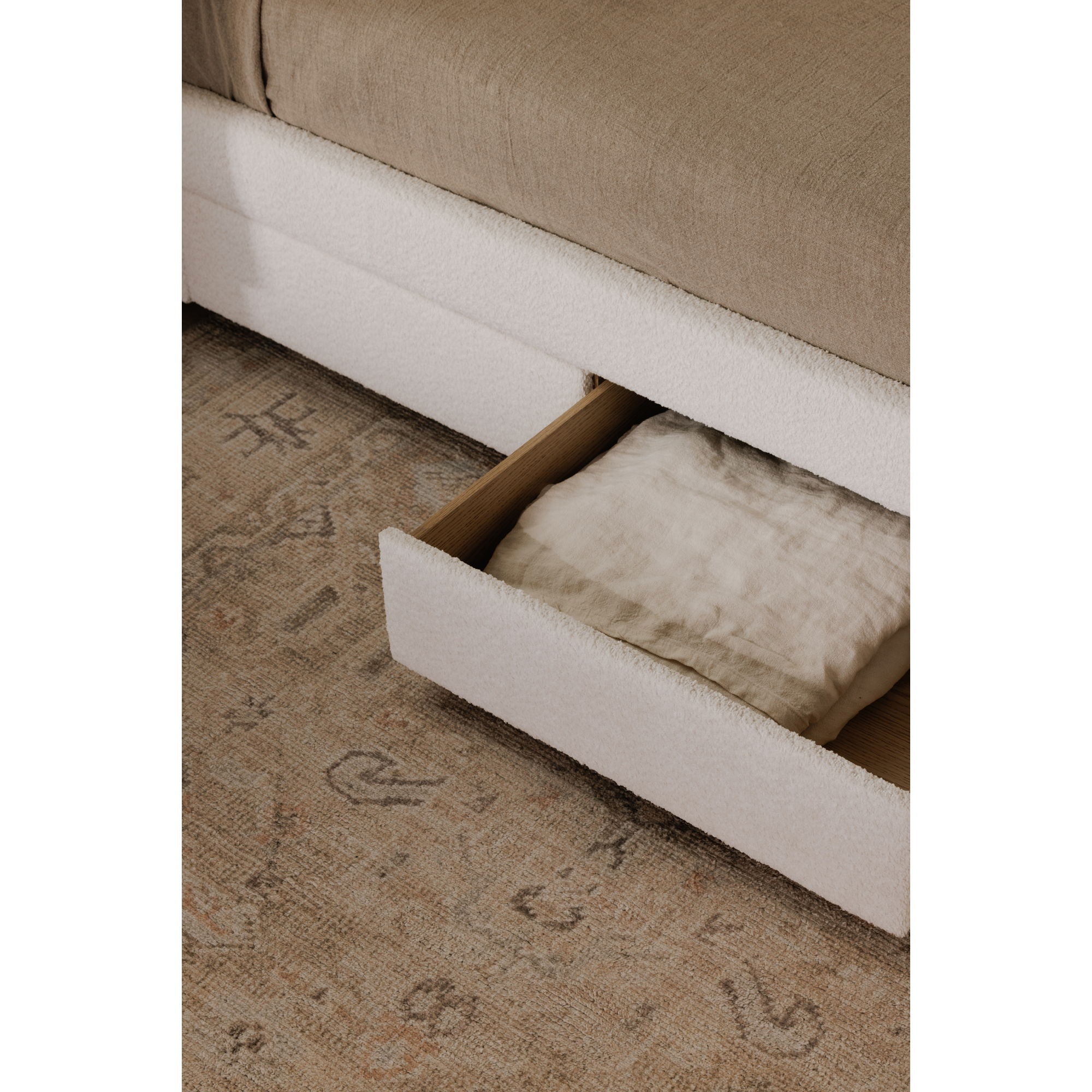 Sophia - Queen Bed - Cream - Image 3