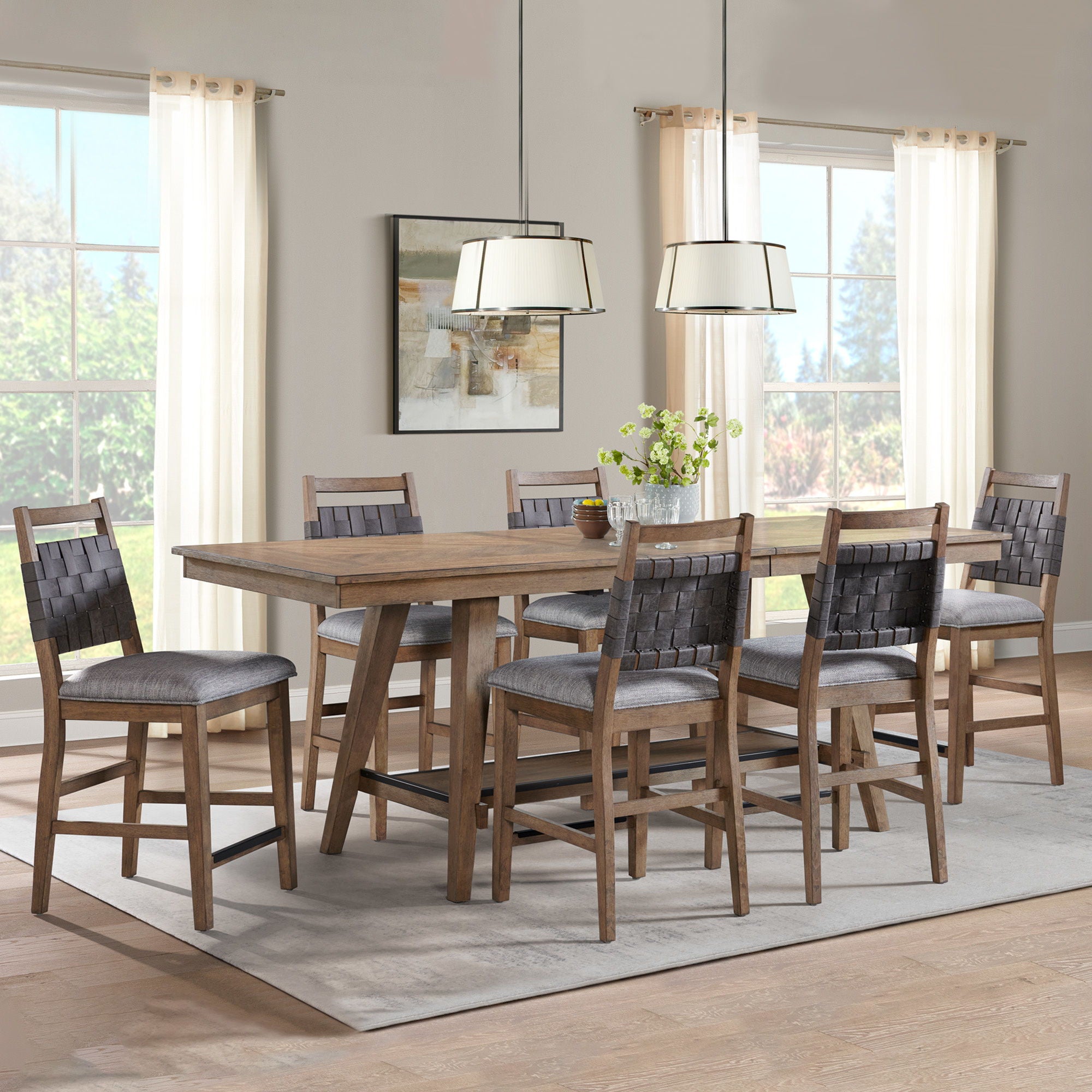 Oslo - Counter Table - Weathered Chestnut - Image 2