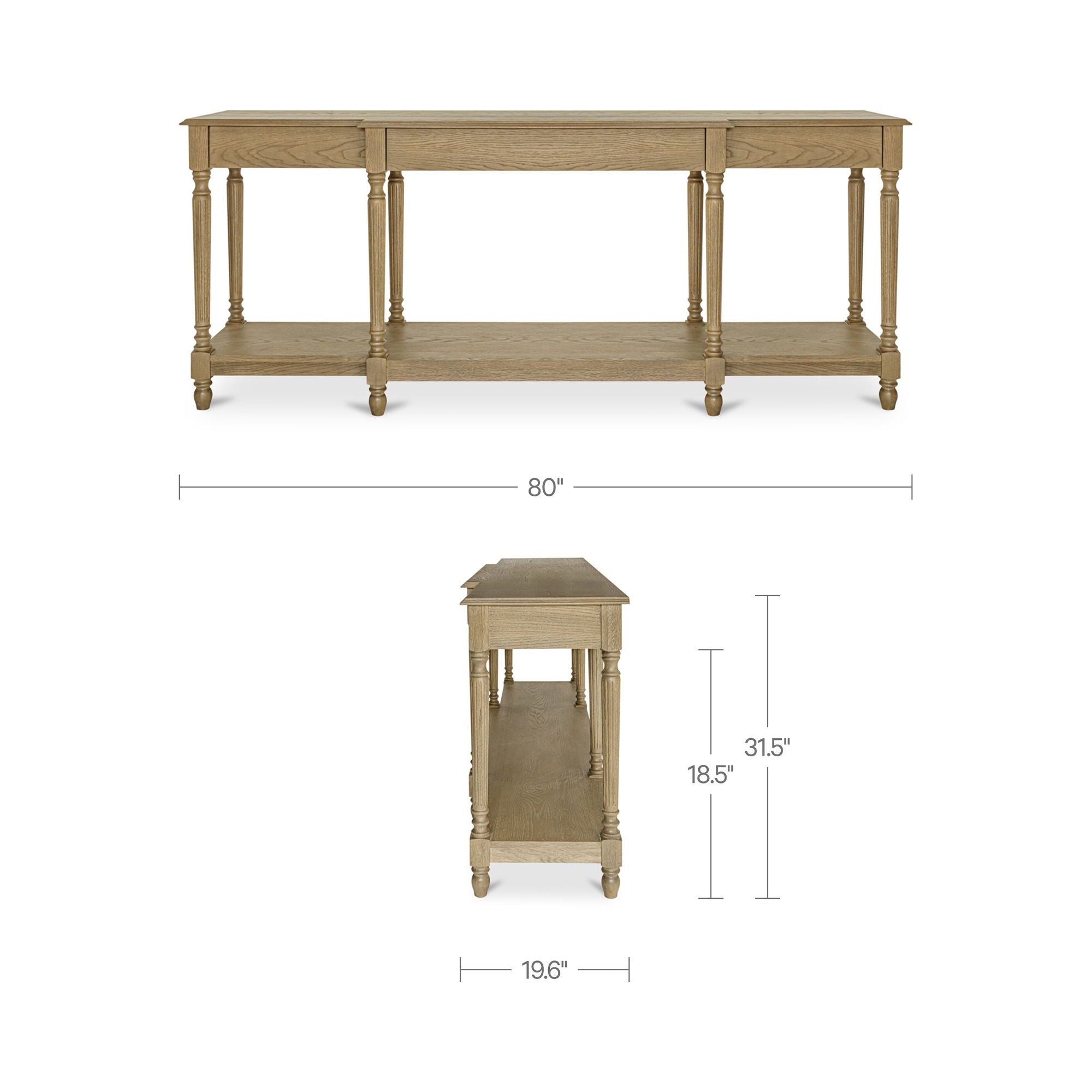Martha - Console Table - Dark Brown - Image 2