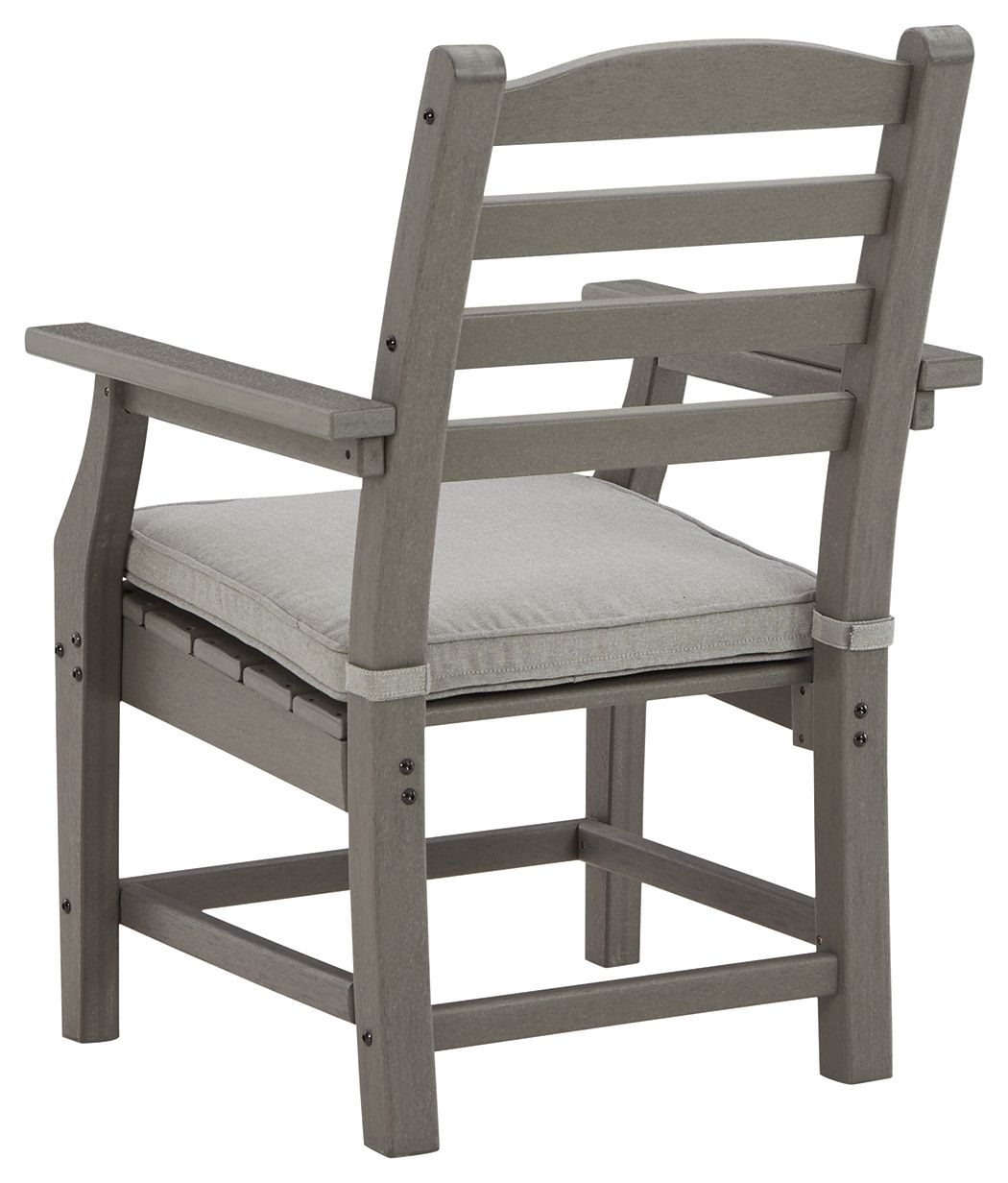 Visola - Arm Chair With Cushion (Set of 2) - Gray - Image 2