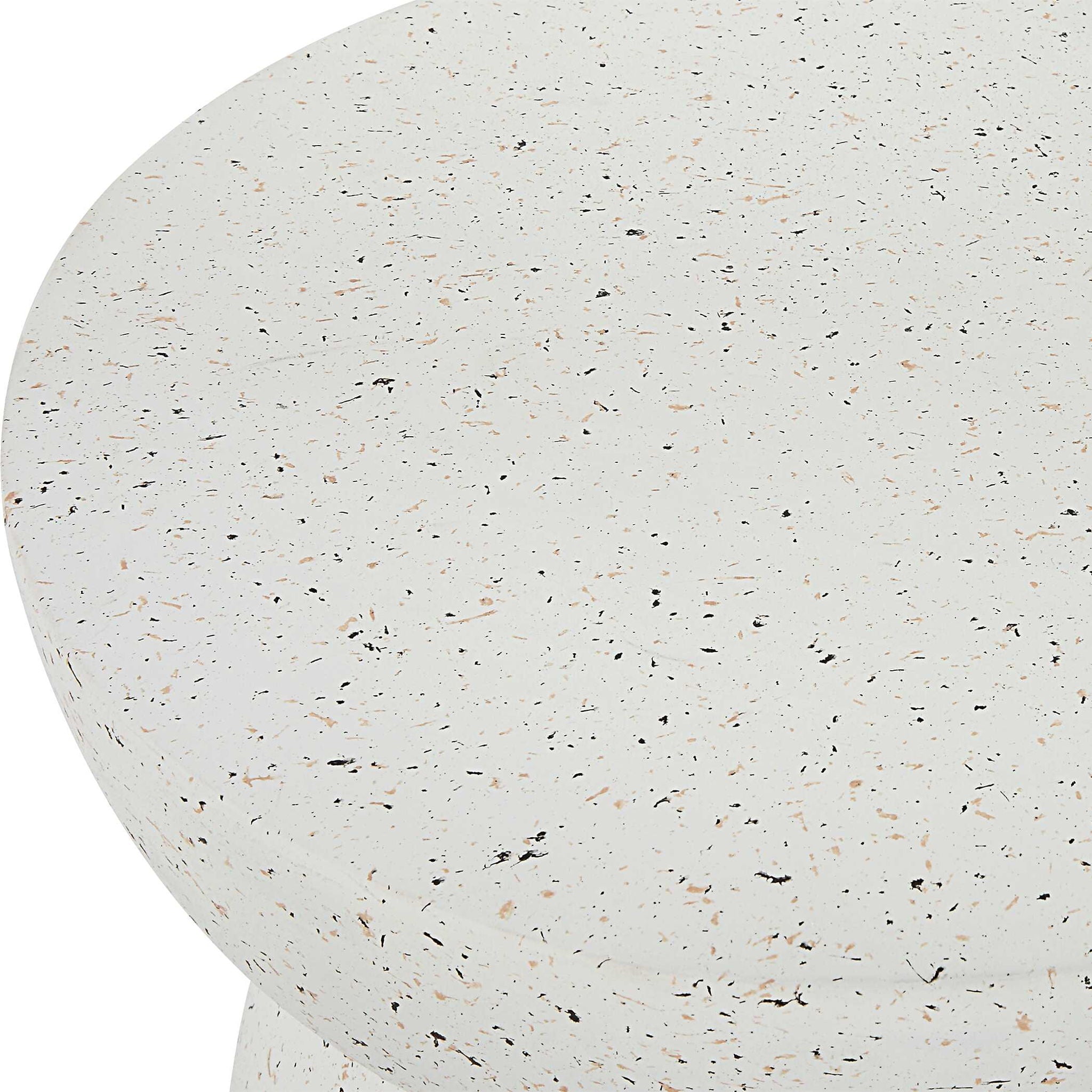 Inhale - Cast Accent Table - White - Image 3