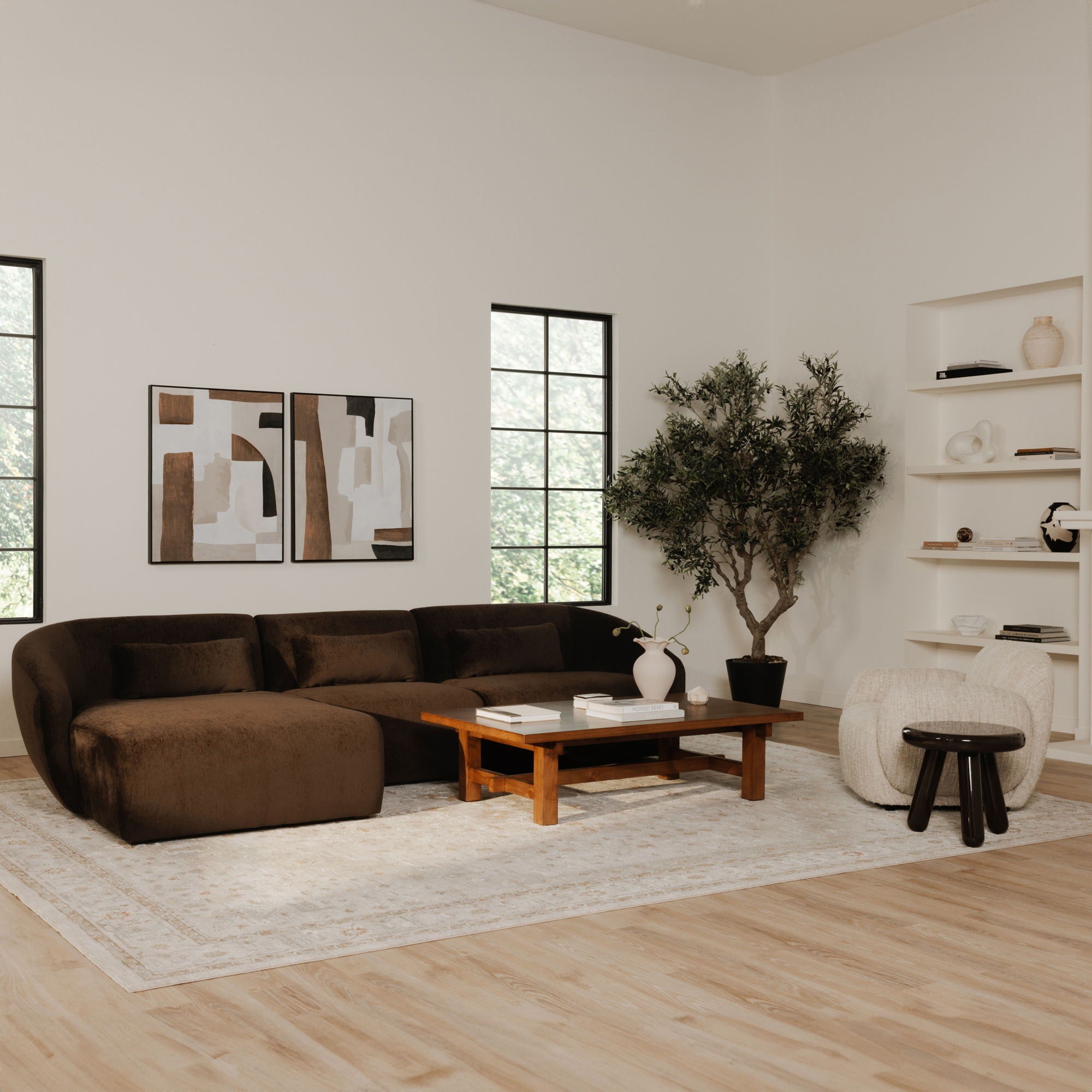 Hazel - Lounge Chair - Beige - Image 3