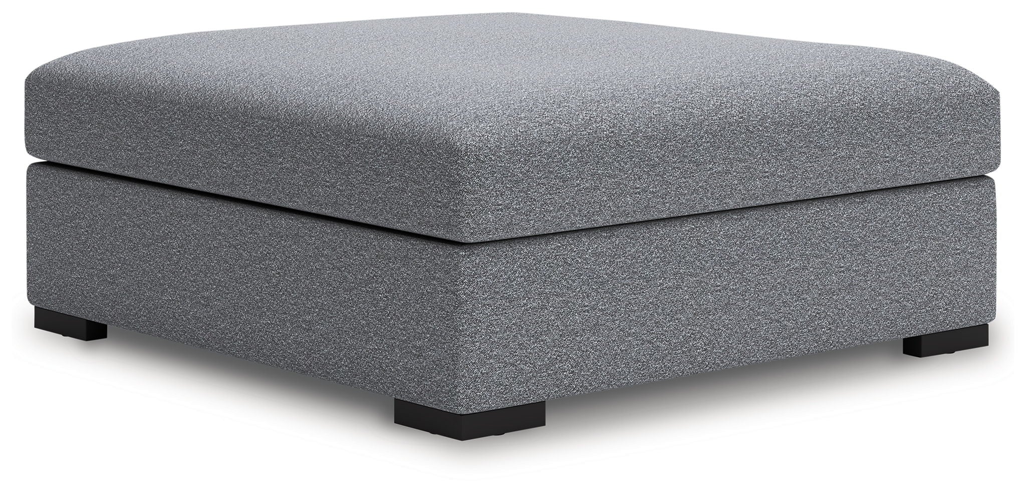 Bealton – Oversized Accent Ottoman – Salt And Pepper