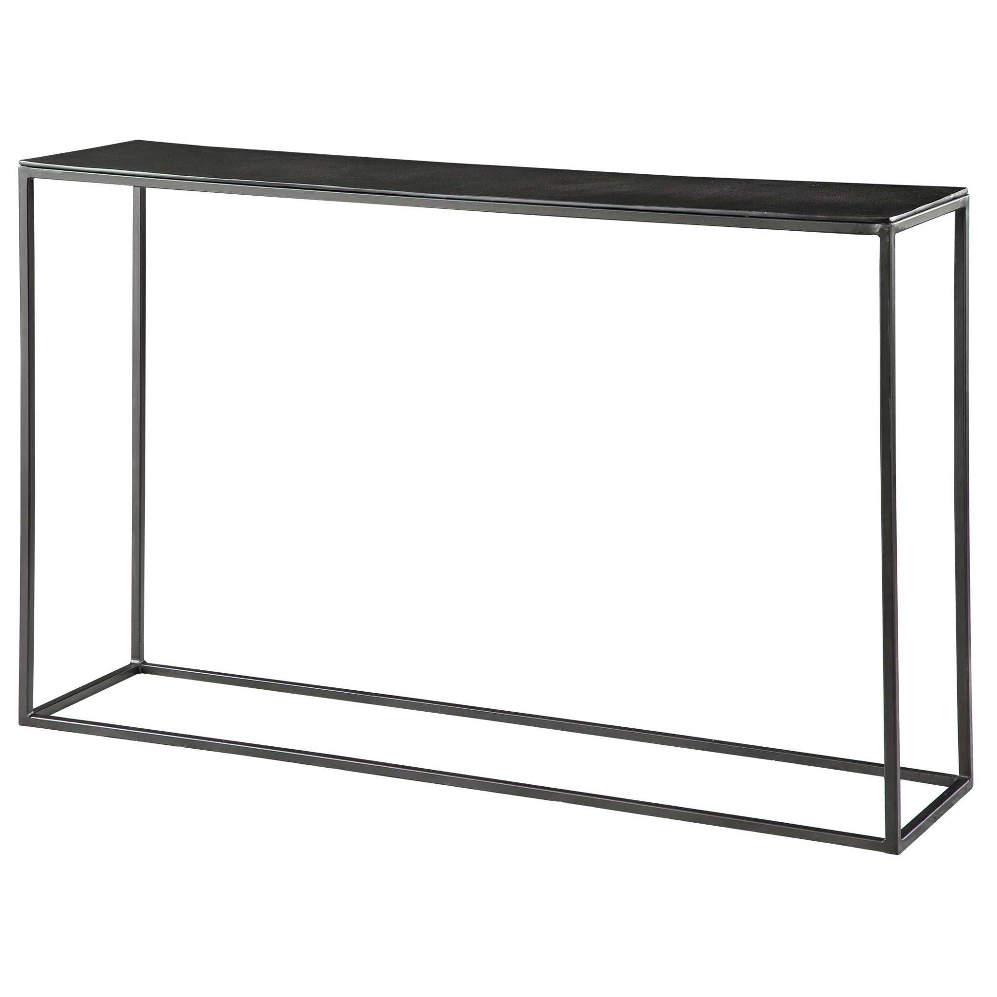 Coreene - Industrial Console Table - Black - Image 2