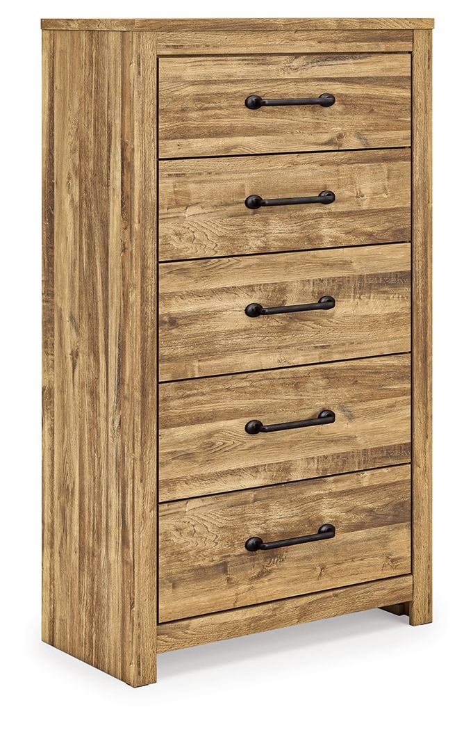 Maystonna – Five Drawer Chest – Brown
