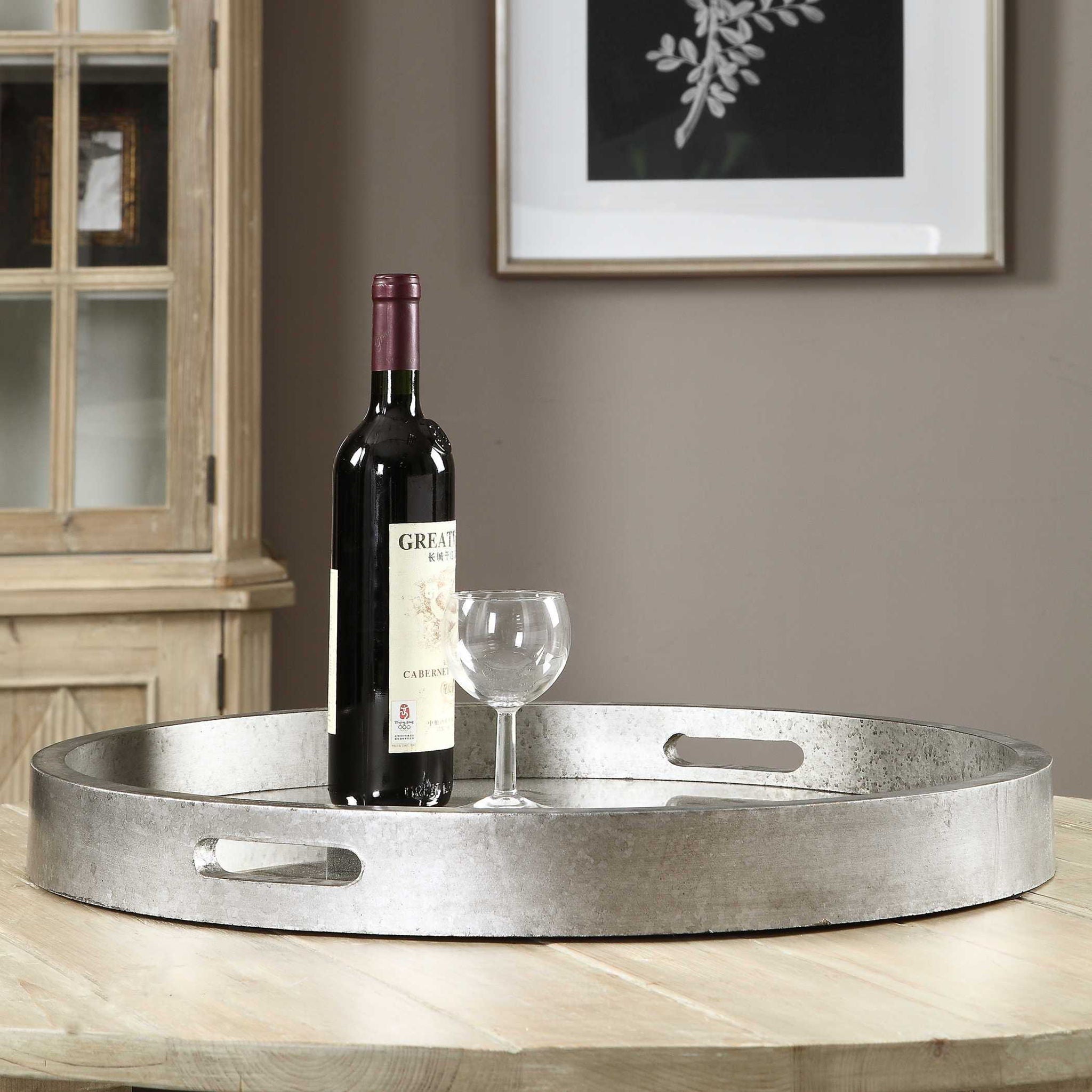 Bechet - Round Tray - Silver - Image 2