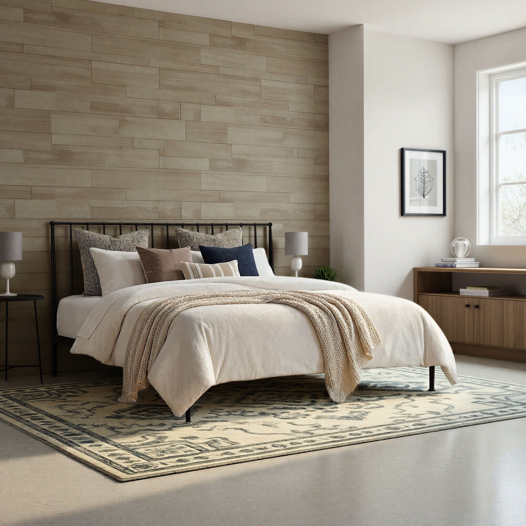 Metal Beds - Transitional Metal Bed - Image 3