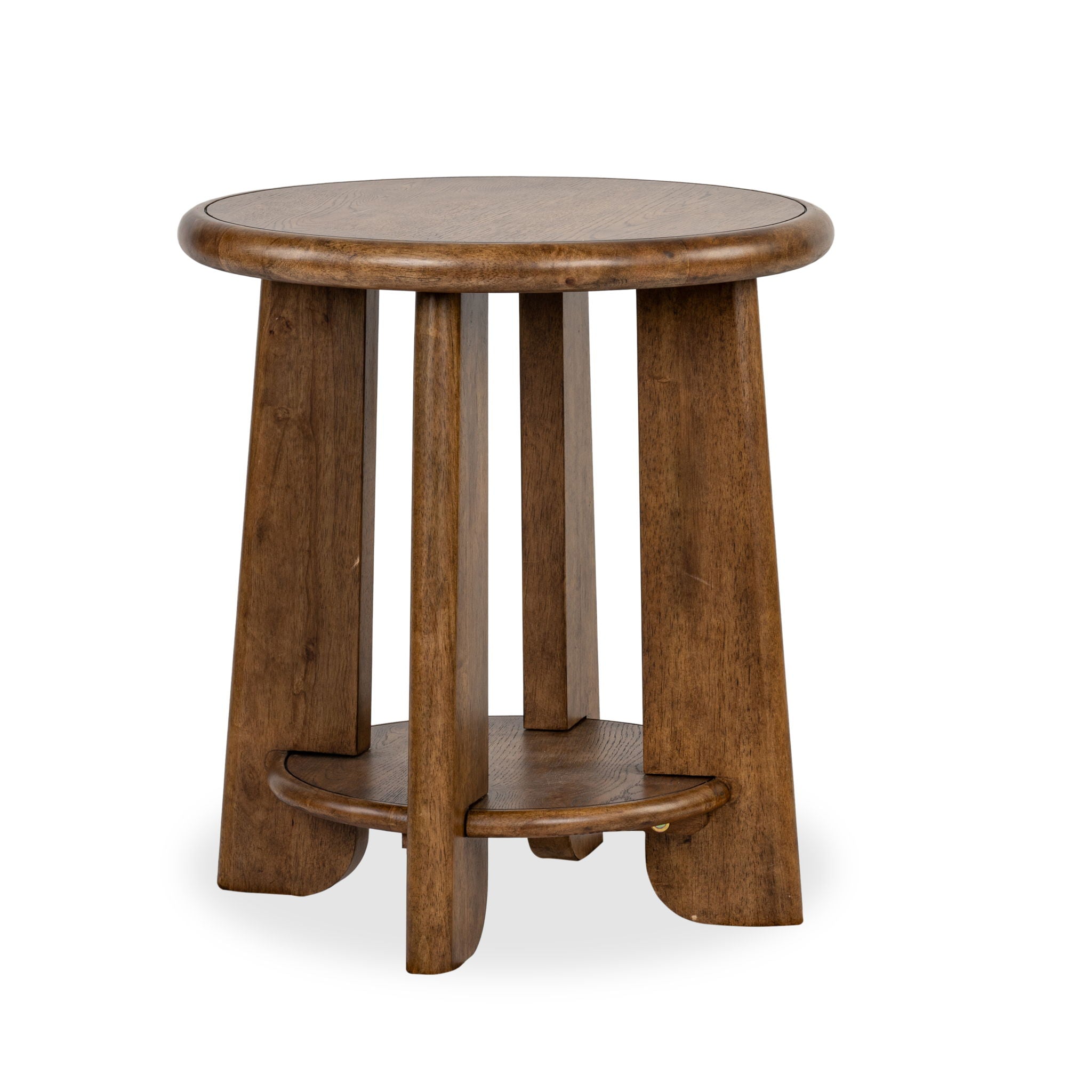 Tanner - Round End Table - Tawny Brown - Image 1