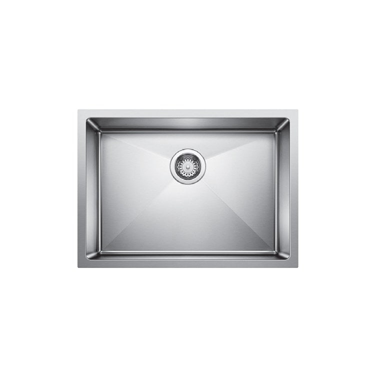 Kitchen Sink Cuvee 25 x 18 Inch Single Bowl R15 Medium Single Polished Satin Undermount - Image 1