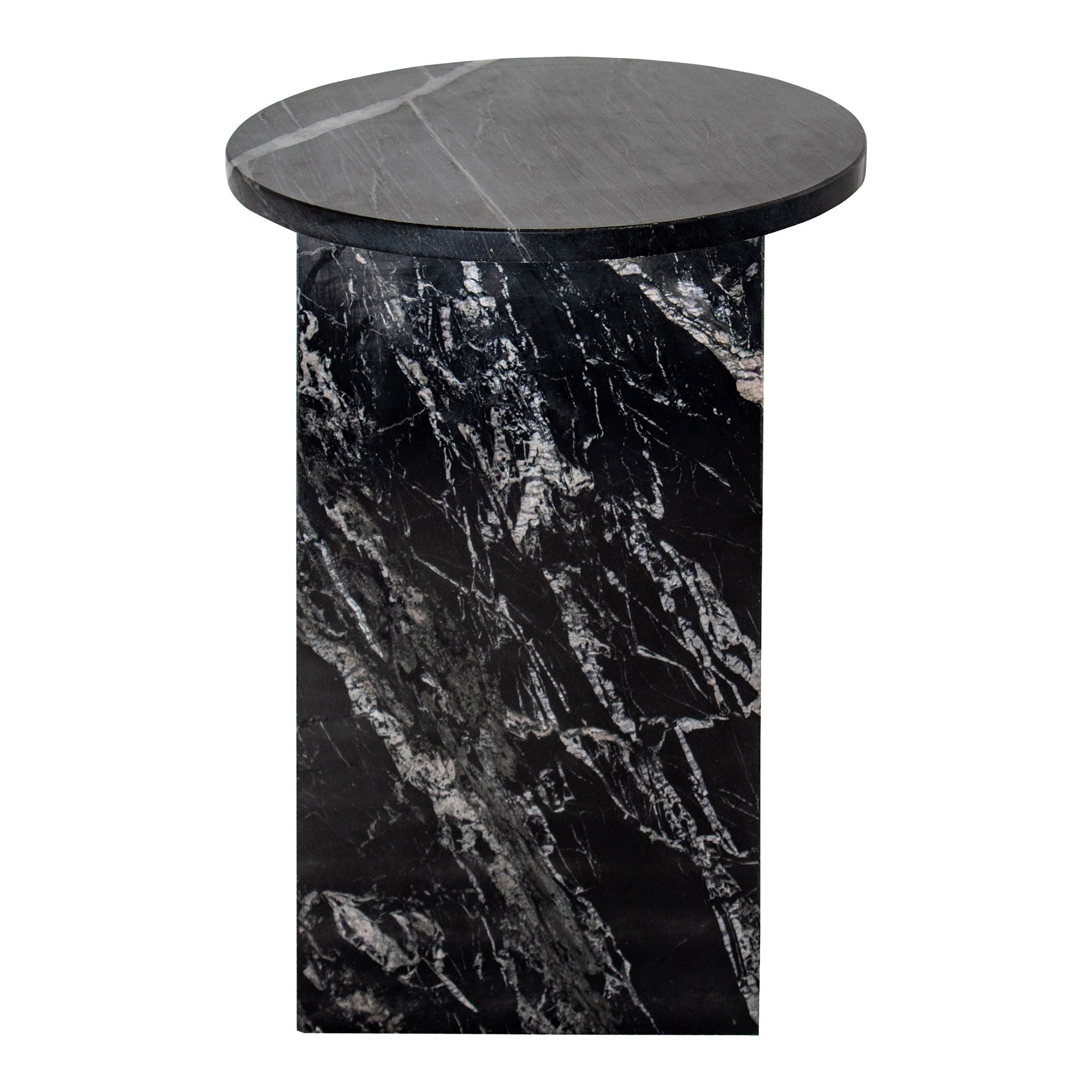 Grace - Marble Accent Table - Black - Image 3