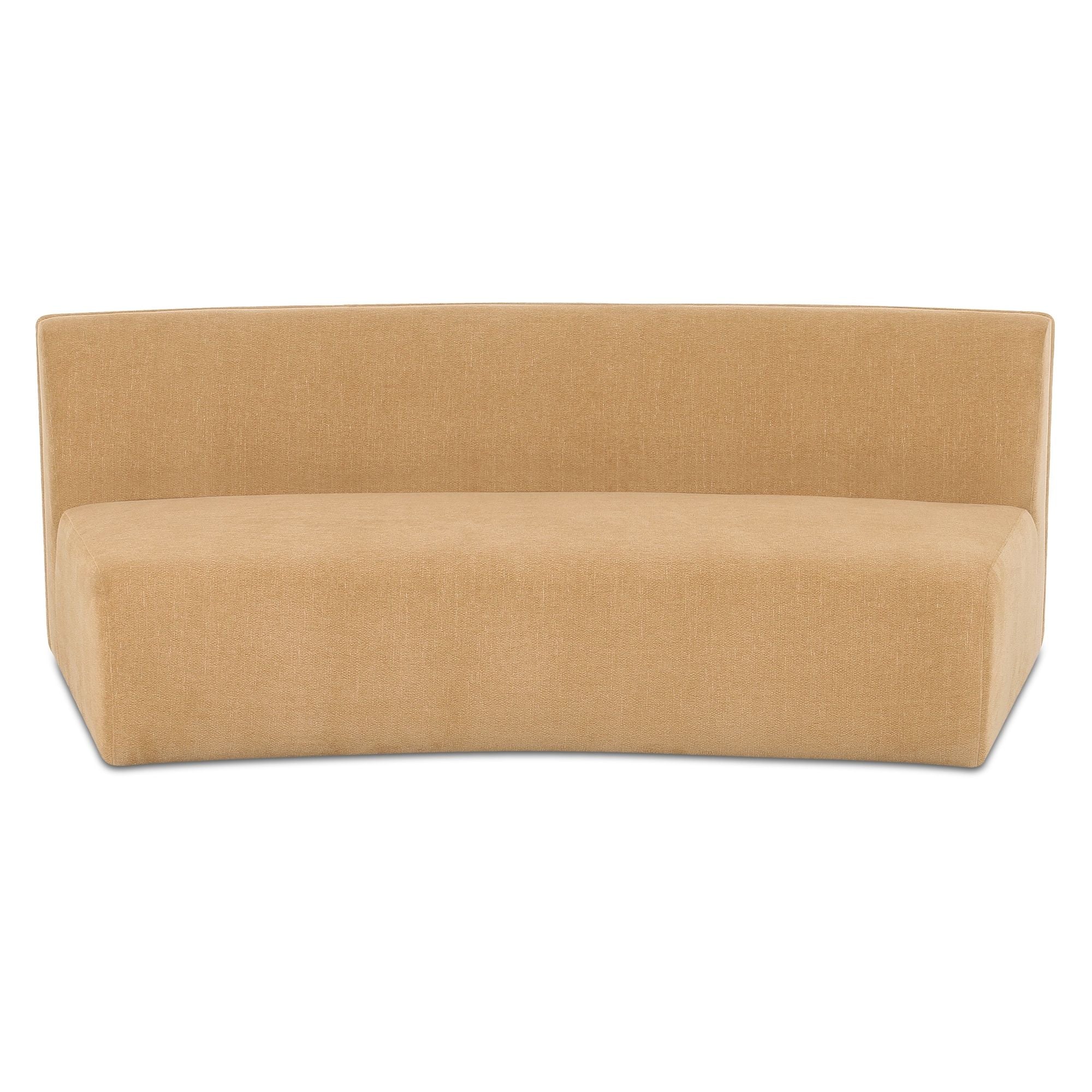 Naomi - Concave Sofa - Golden Yellow - Image 1
