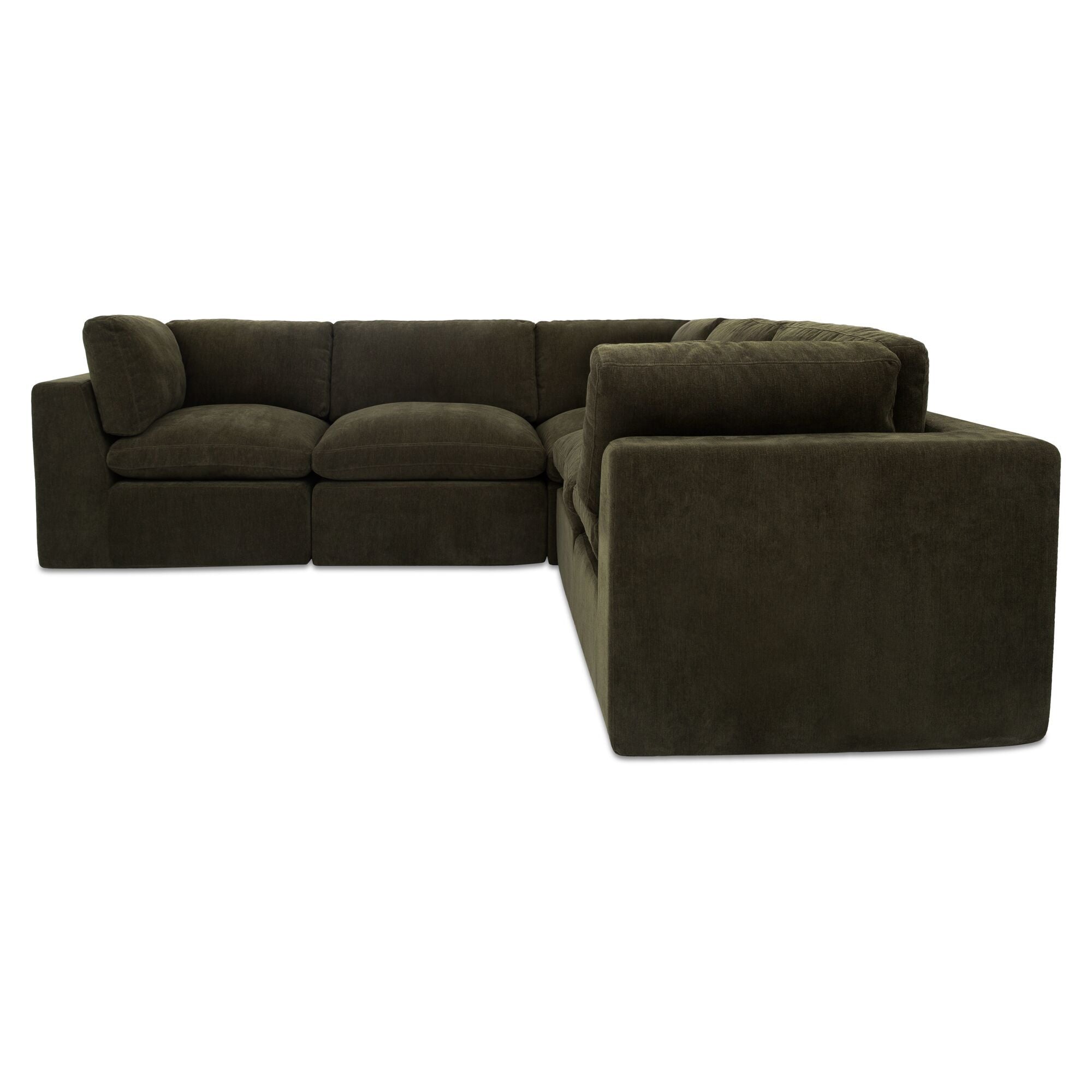 Cates – Classic L Modular Sectional – Dark Green