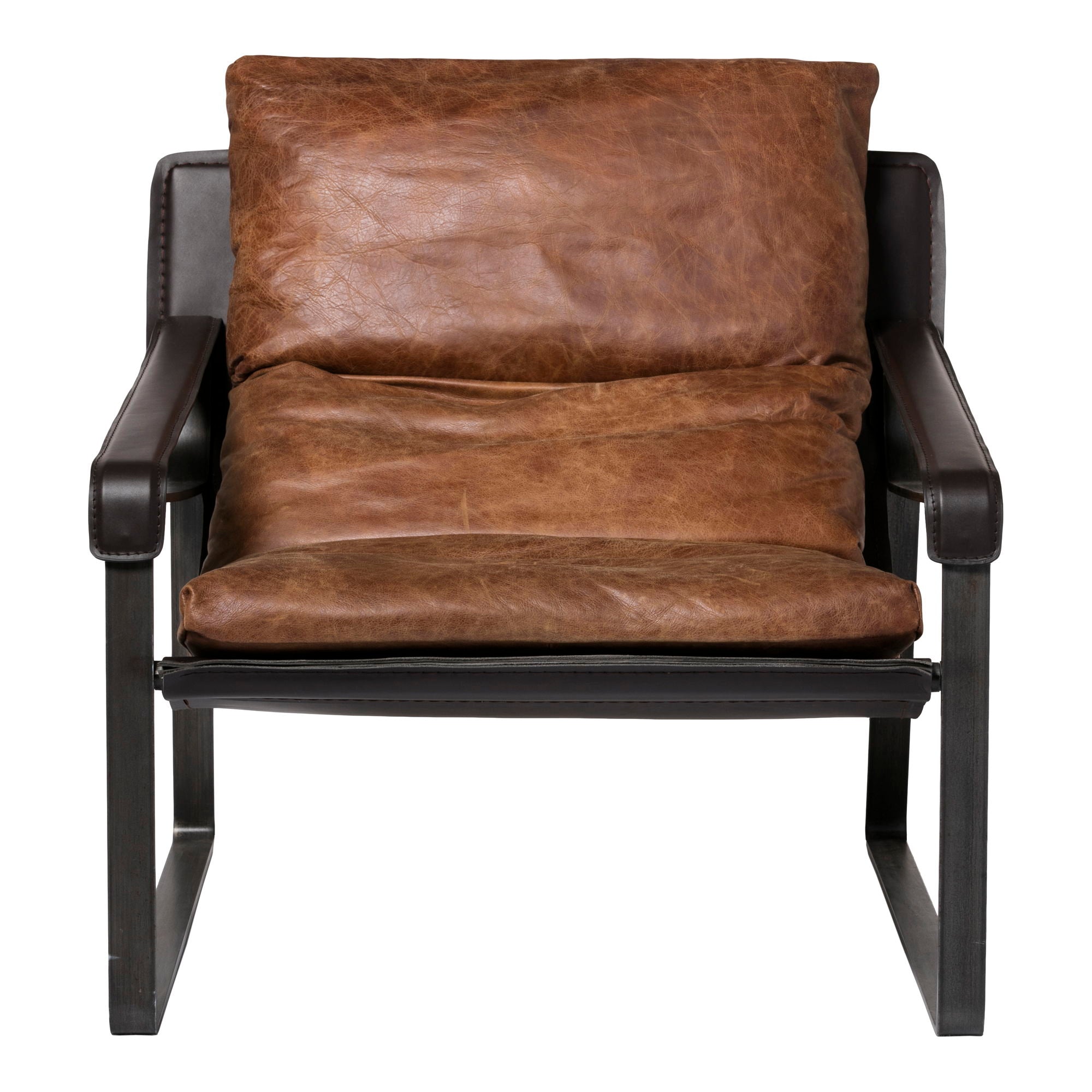 Connor – Club Chair – Light Brown