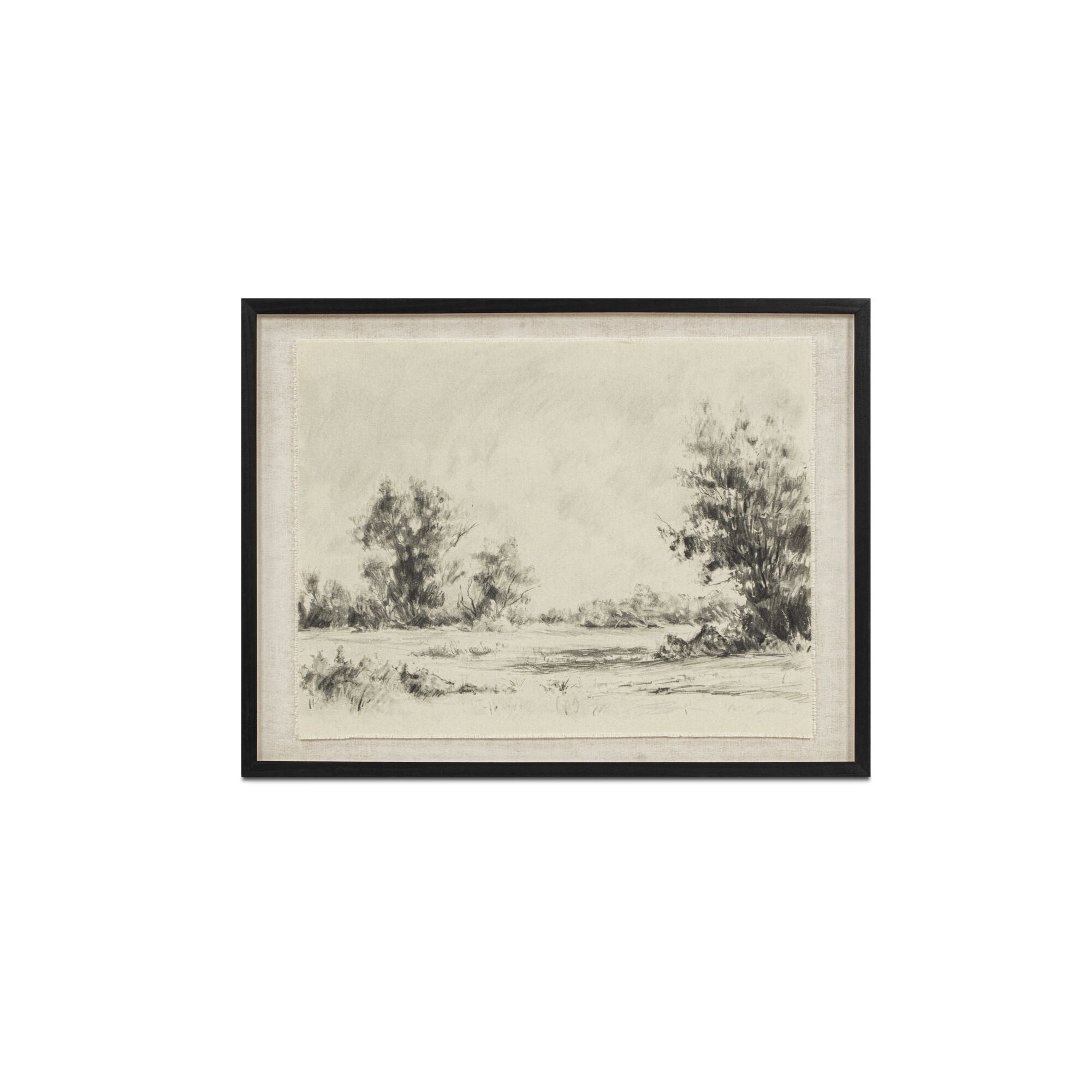 Briar – Framed Print On Linen – Multicolor