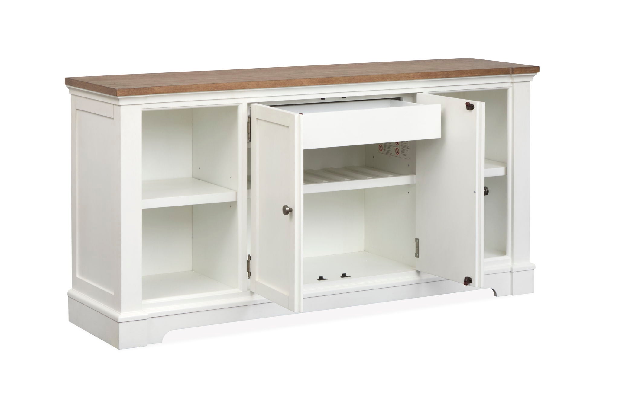 Kingston - Credenza - Whisper White And Cerused Nutmeg - Image 3