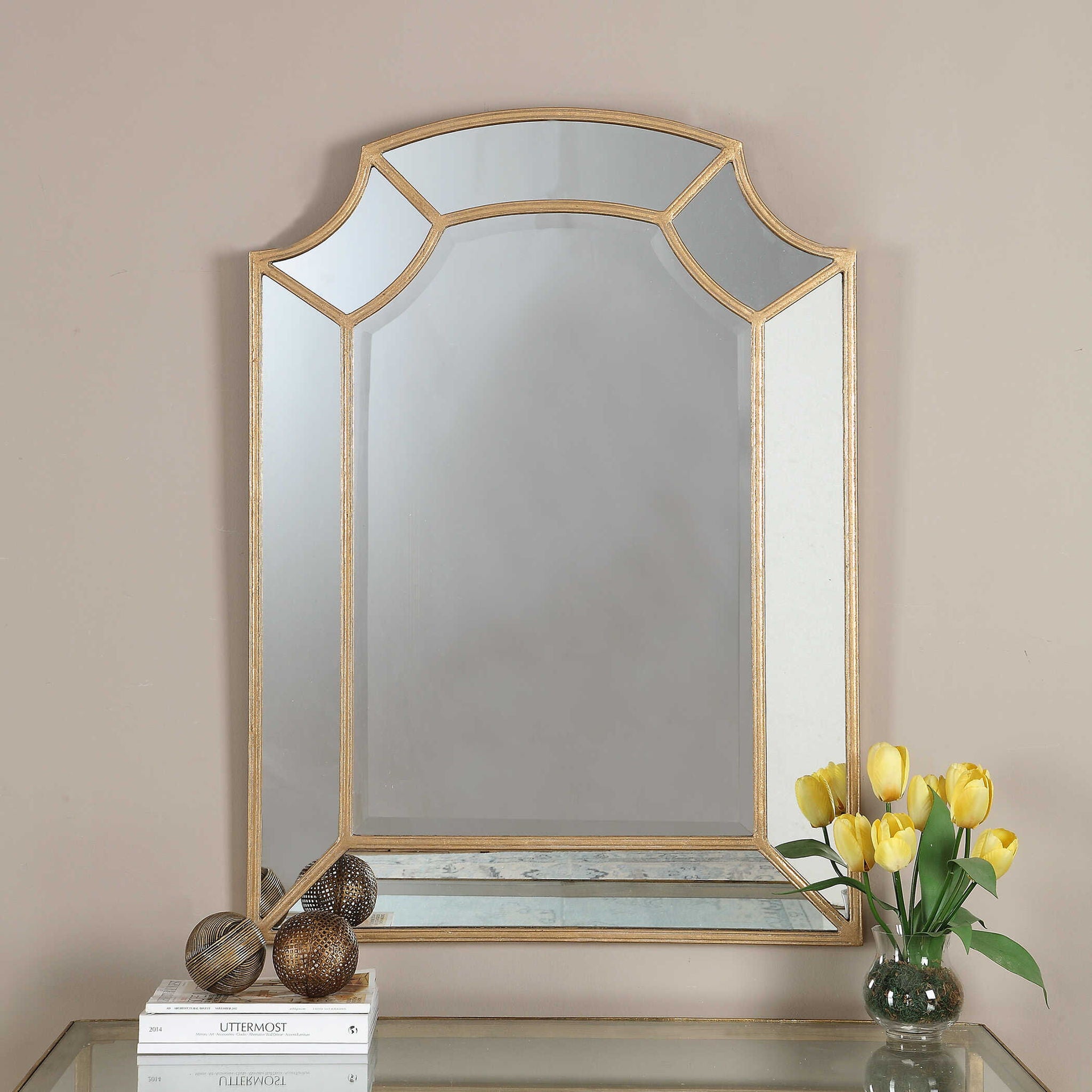 Francoli - Arch Mirror - Gold - Image 3