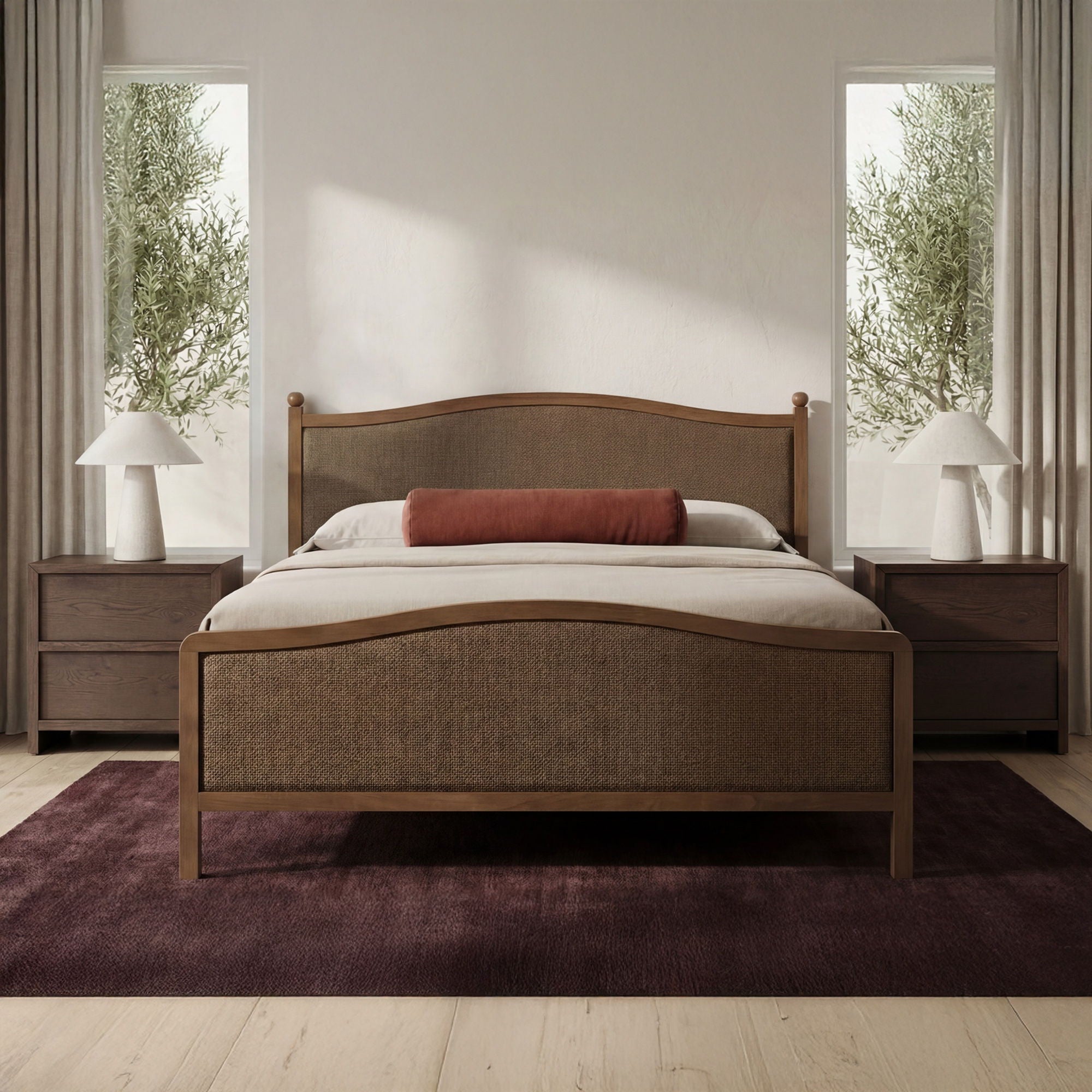 Eve – King Bed – Brown