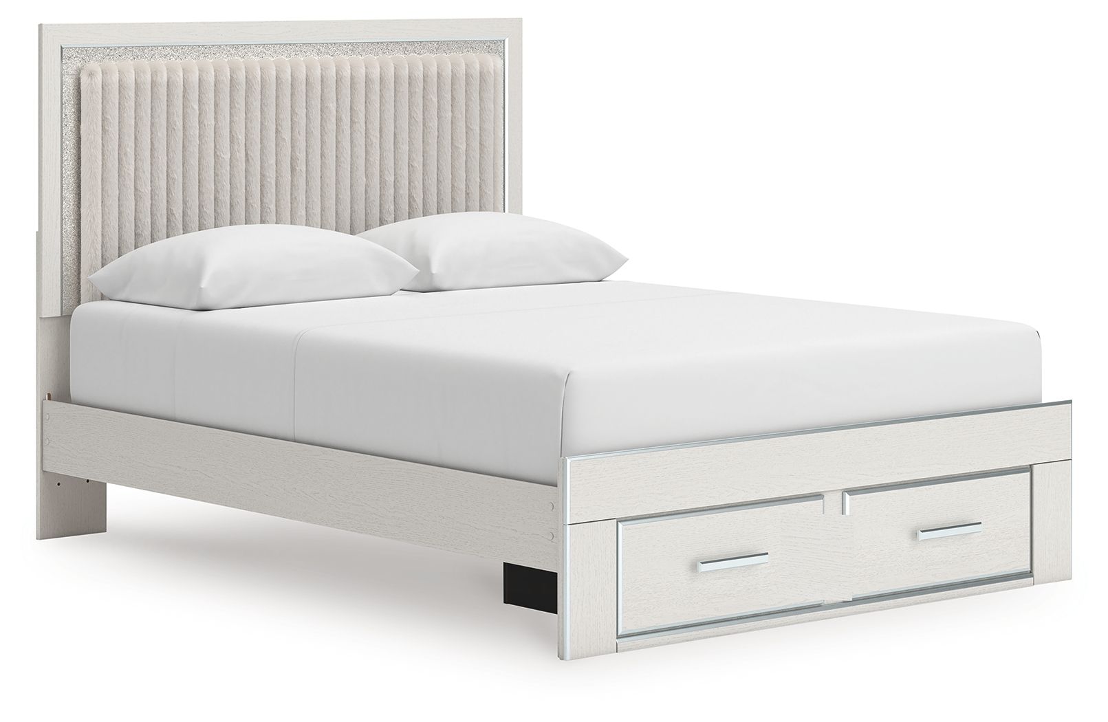 Zuraleus - Upholstered Panel Platform Storage Bed - Image 3