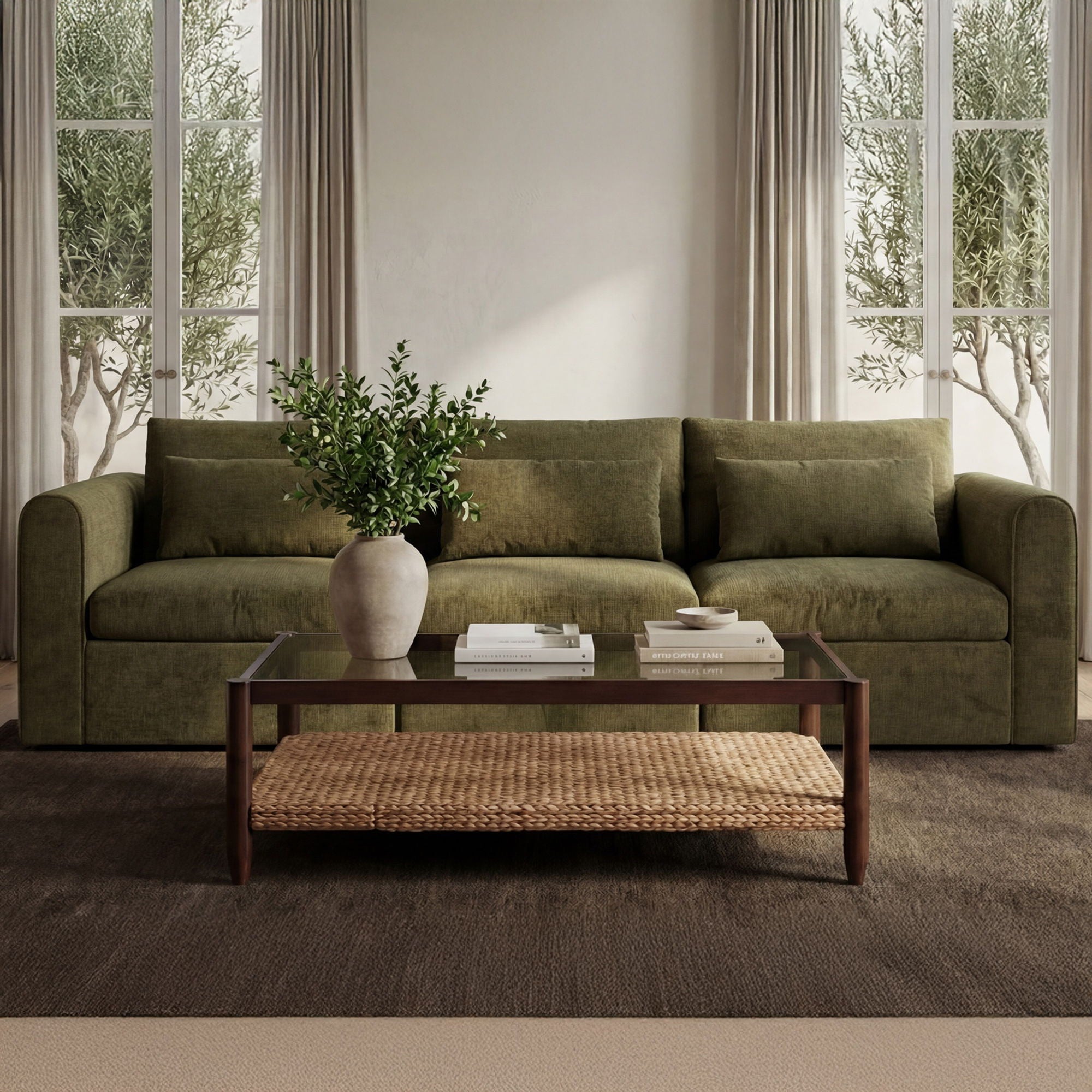 Swift – Right Arm Facing Chair – Dark Green