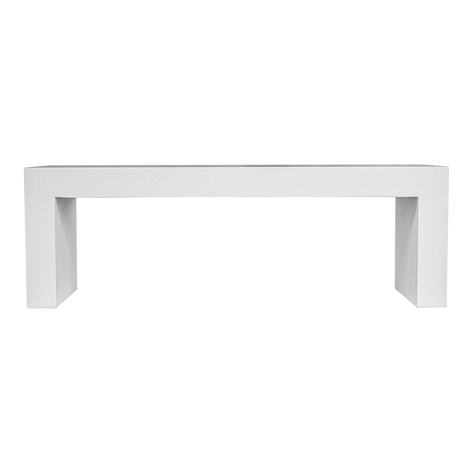 Lazarus – Outdoor Bench – White