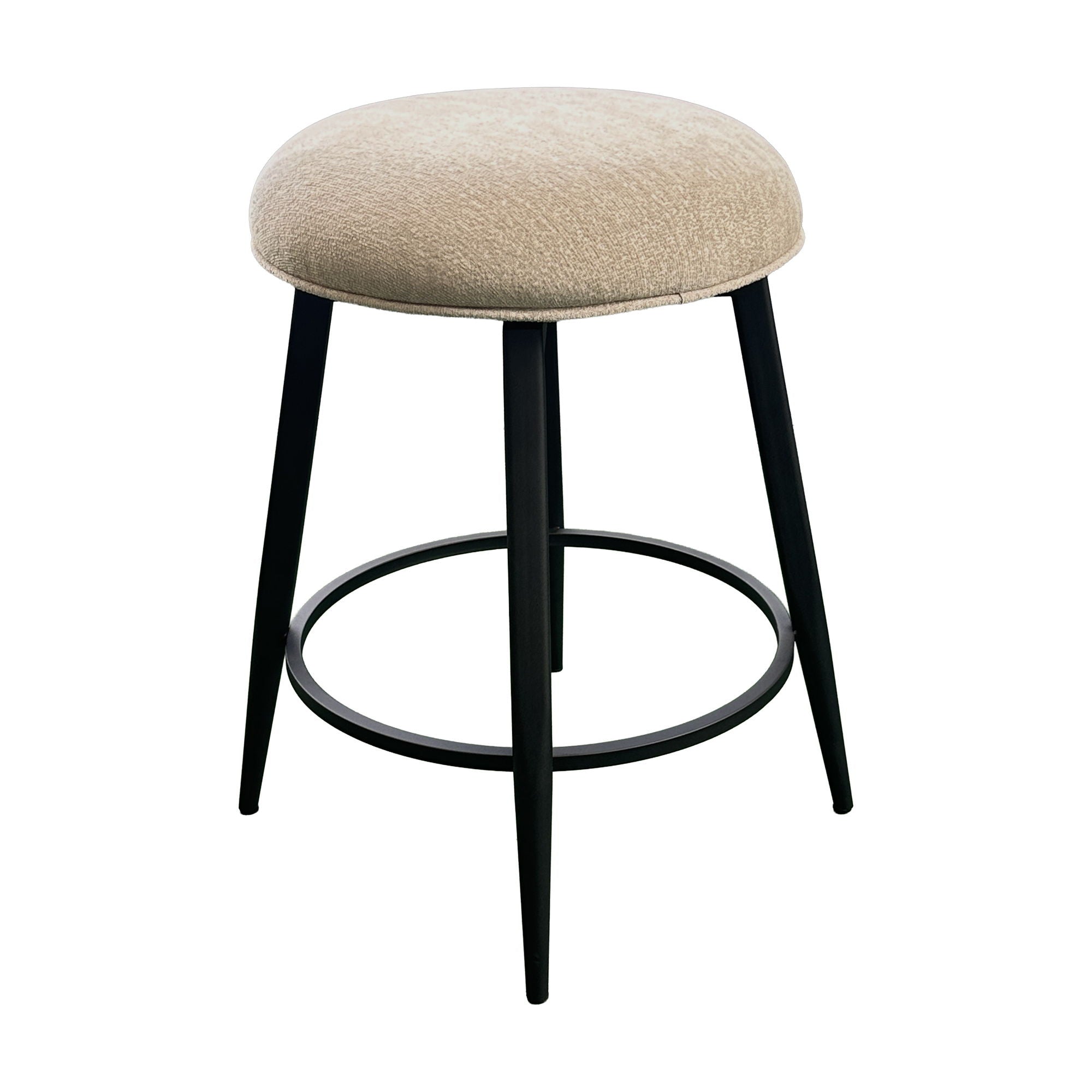 Metal Base Barstools – Barstool With Backless Seat – Champagne