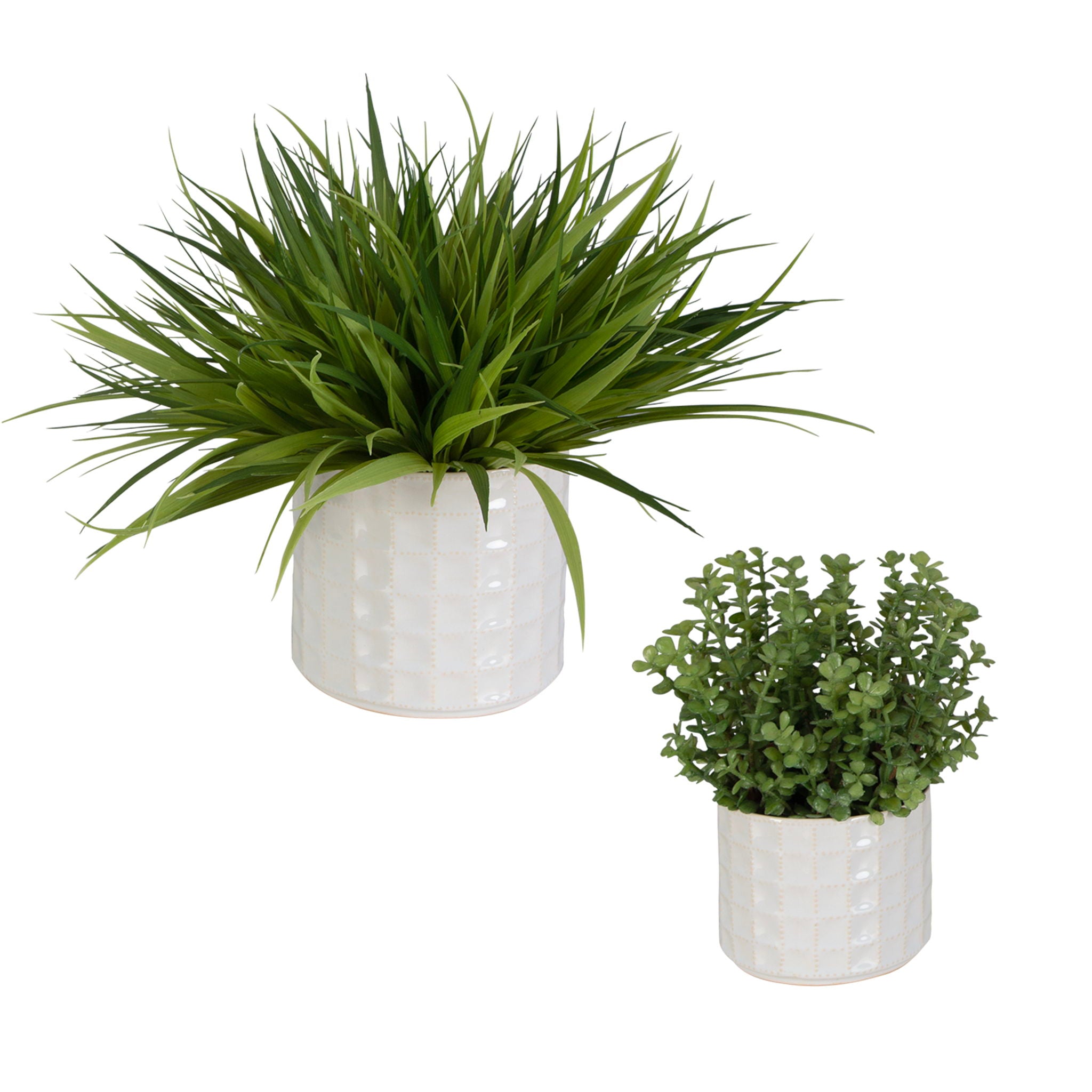 Edgewood – Greenery (Set of 2) – Pearl Silver