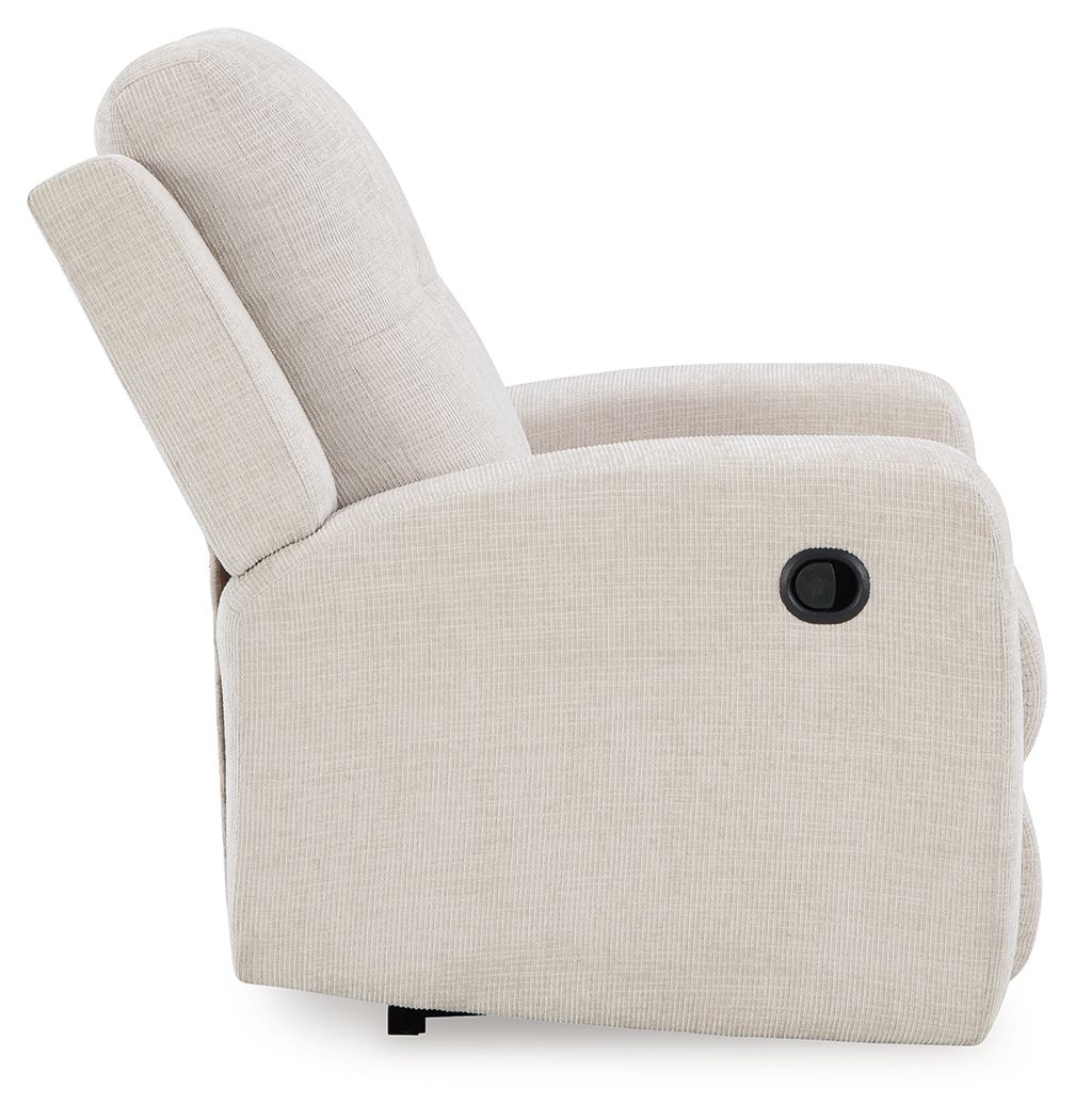 Danum - Zero Wall Recliner - Fabric - Stone - Image 3