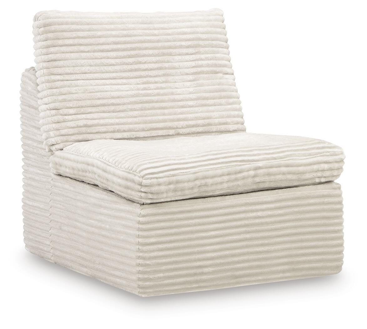 Fannin - Armless Chair - Ivory - Image 1